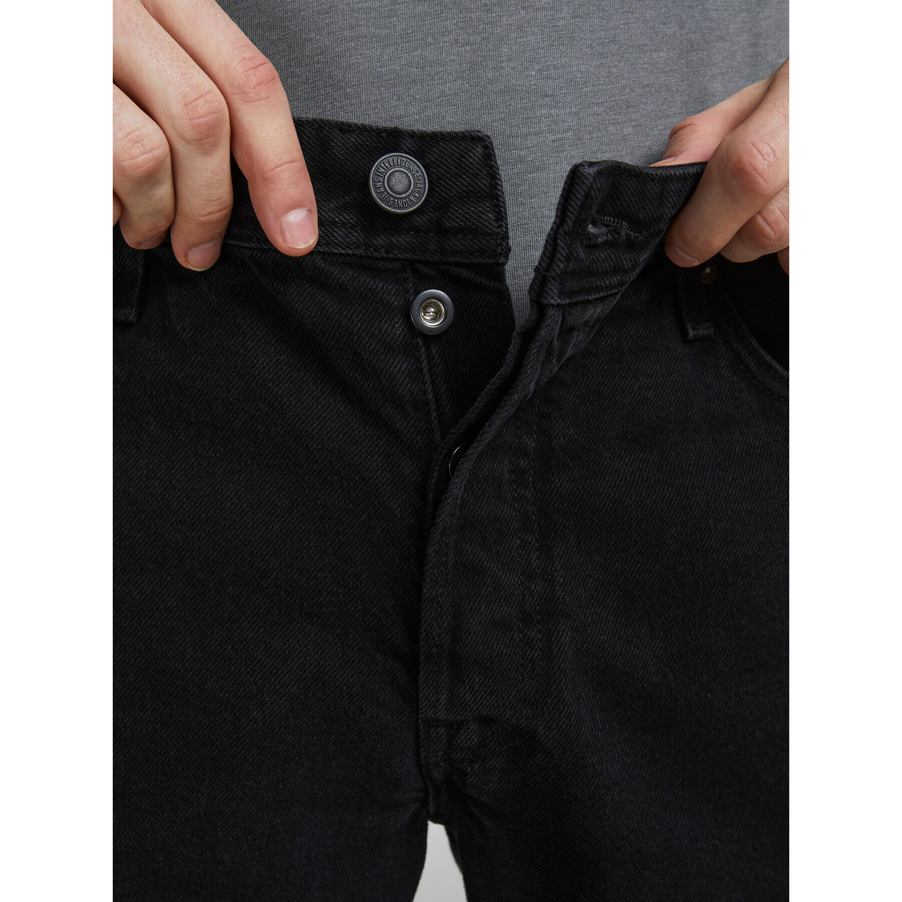 Jack&Jones Jeansy Chris 12168656 Černá Relaxed Fit - Pepit.cz