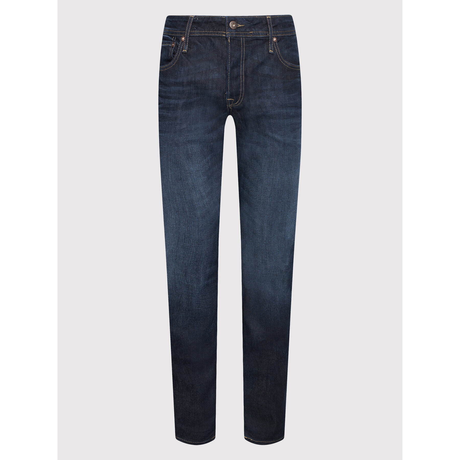 Jack&Jones Jeansy Clark 12089063 Tmavomodrá Regular Fit - Pepit.cz