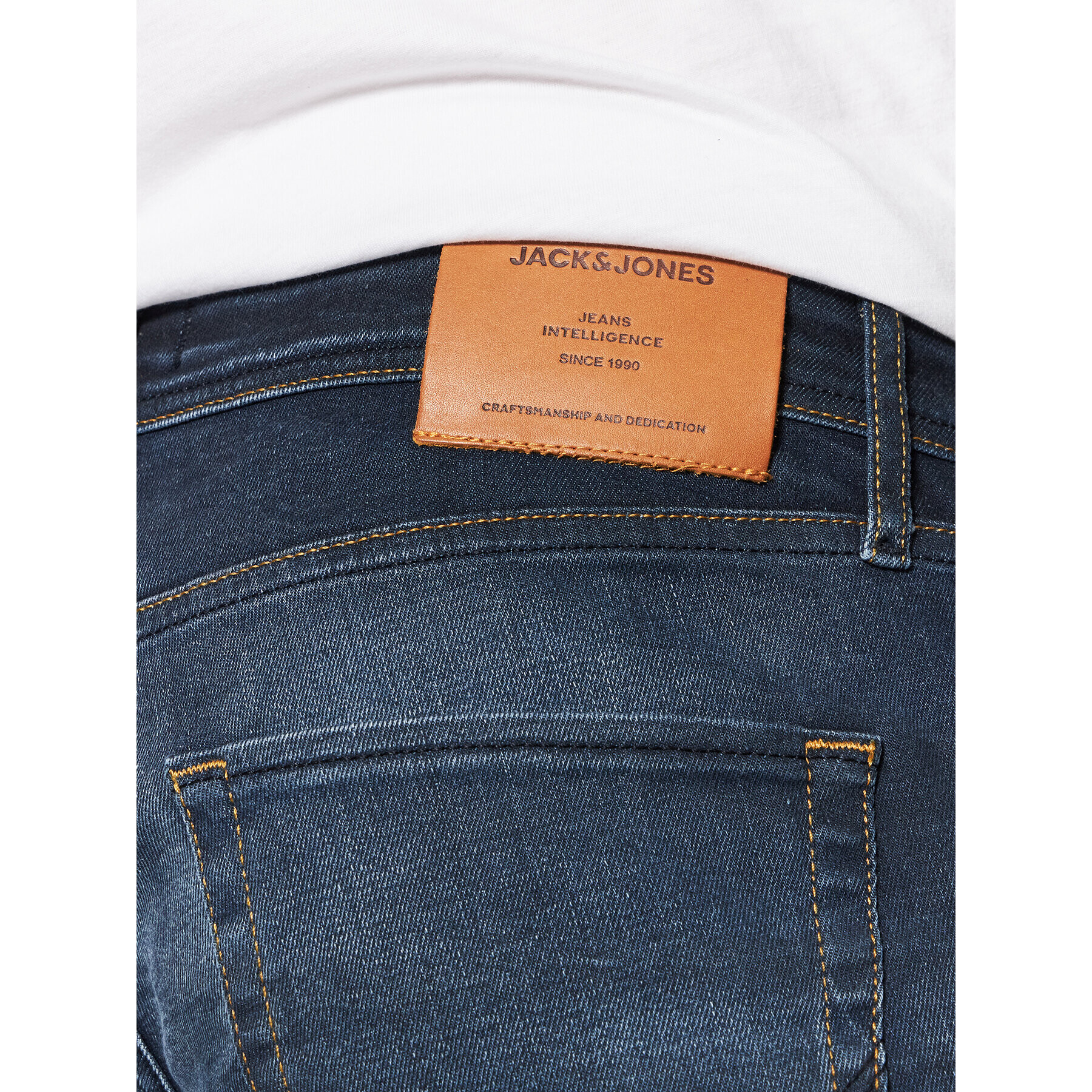 Jack&Jones Jeansy Clark 12182565 Tmavomodrá Regular Fit - Pepit.cz