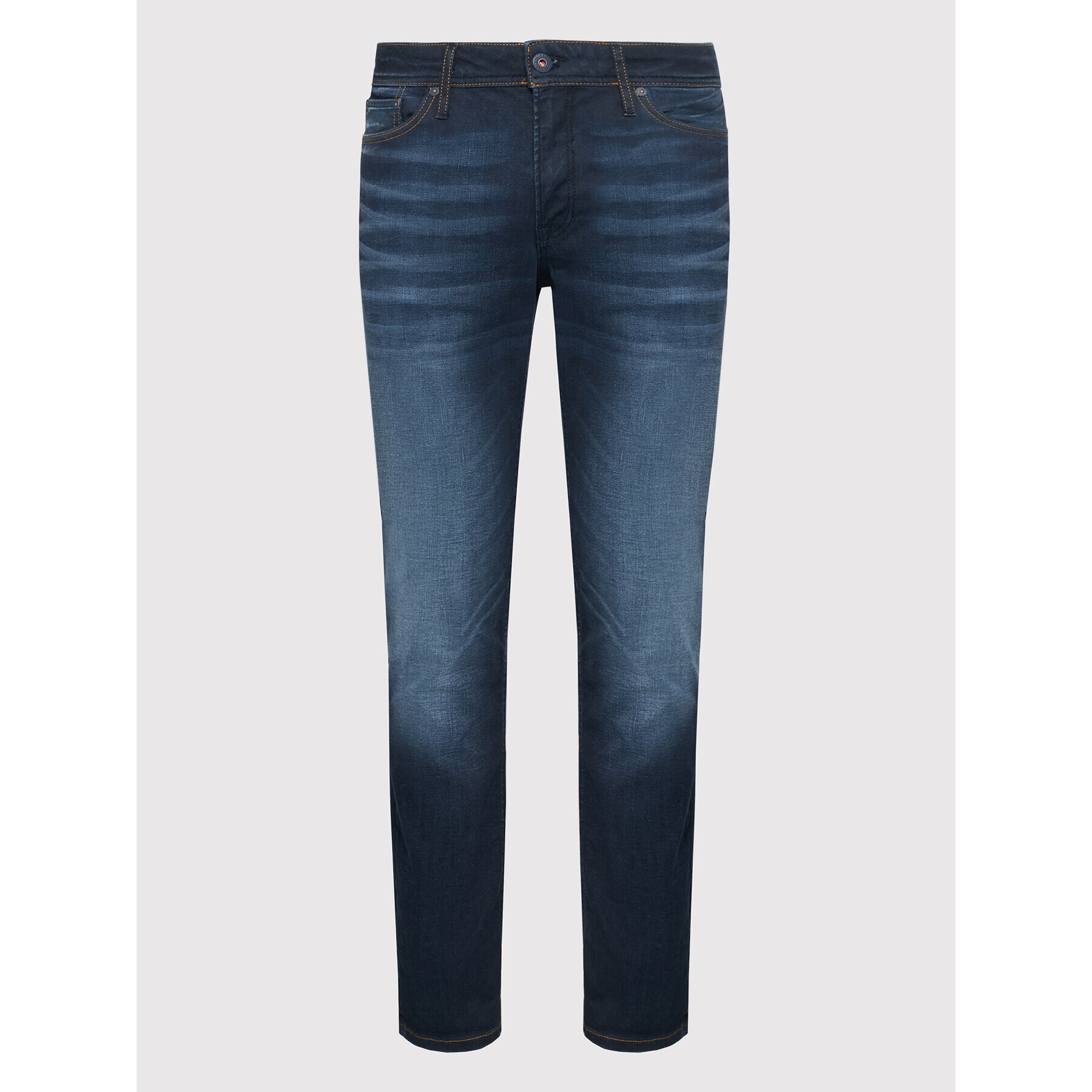 Jack&Jones Jeansy Clark 12182565 Tmavomodrá Regular Fit - Pepit.cz