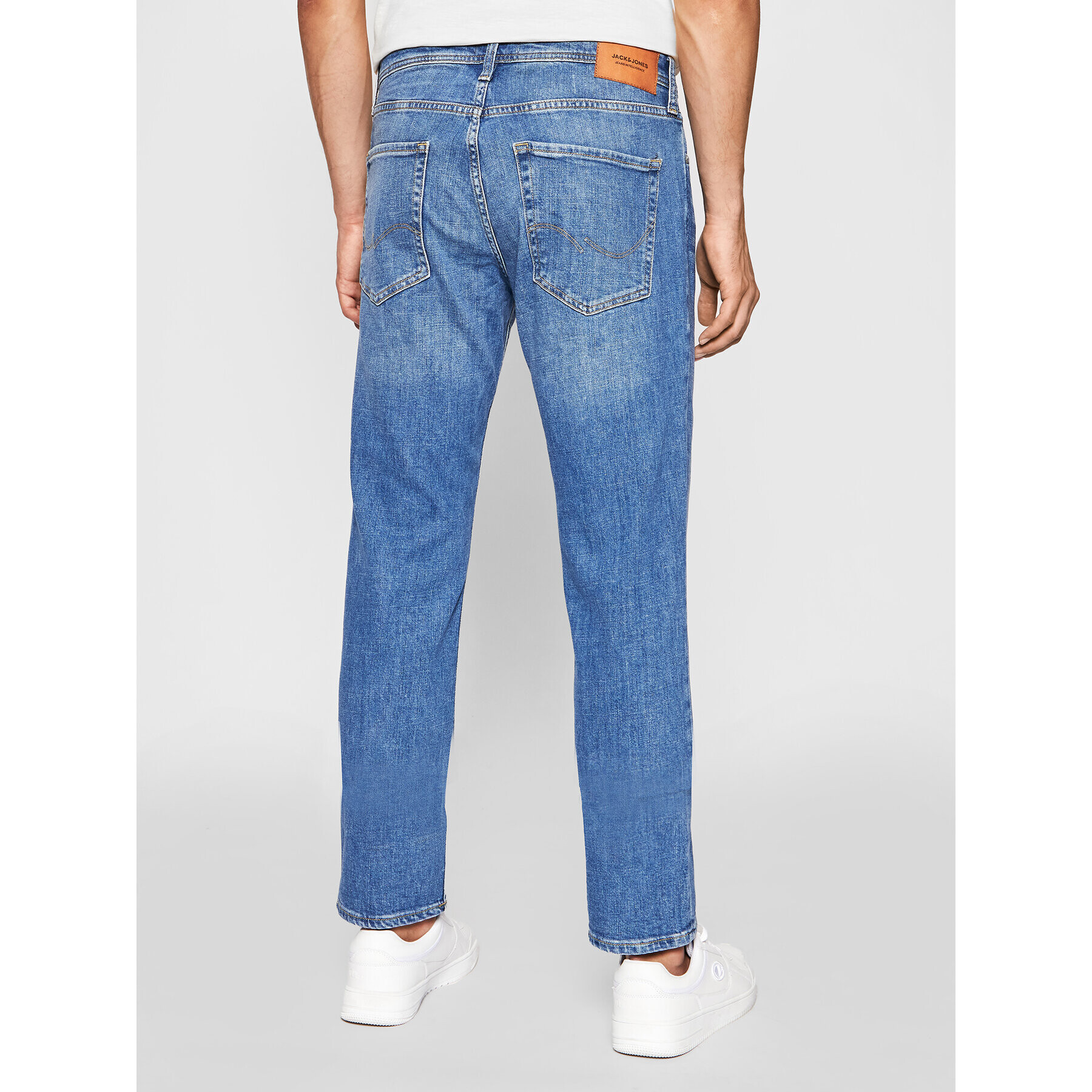 Jack&Jones Jeansy Clark 12192653 Modrá Regular Fit - Pepit.cz