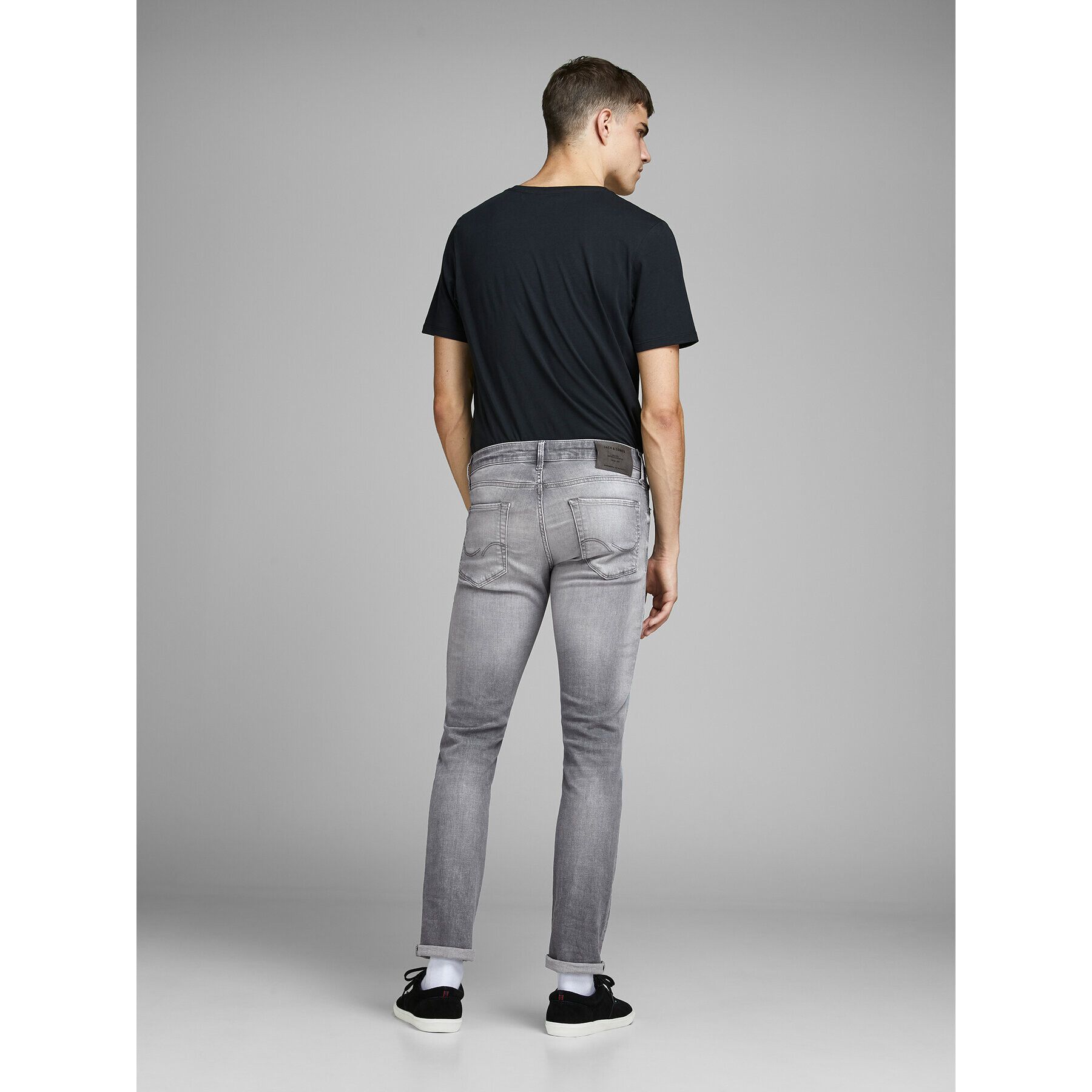 Jack&Jones Jeansy Glenn 12147024 Šedá Slim Fit - Pepit.cz