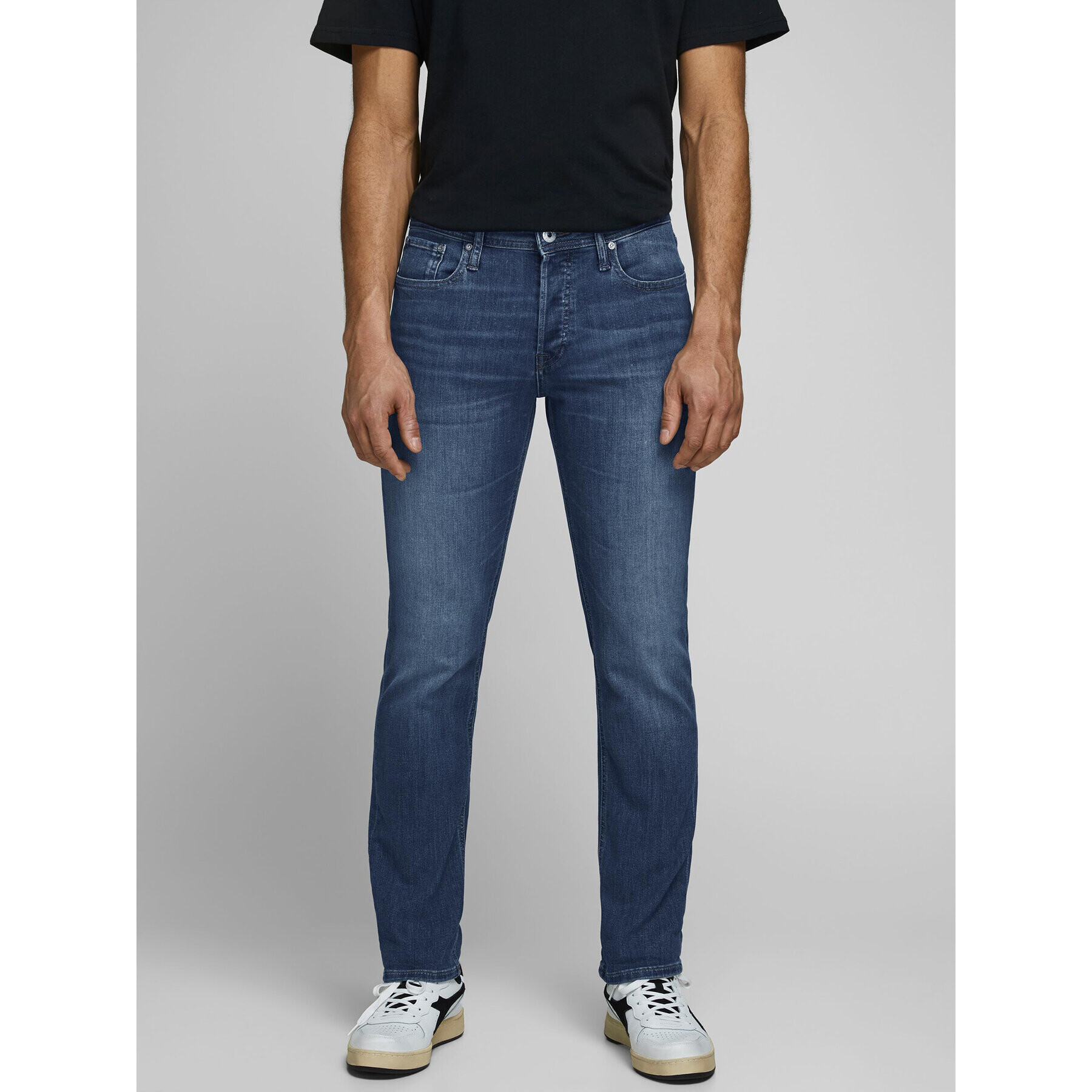 Jack&Jones Jeansy Glenn 12152347 Modrá Slim Fit - Pepit.cz