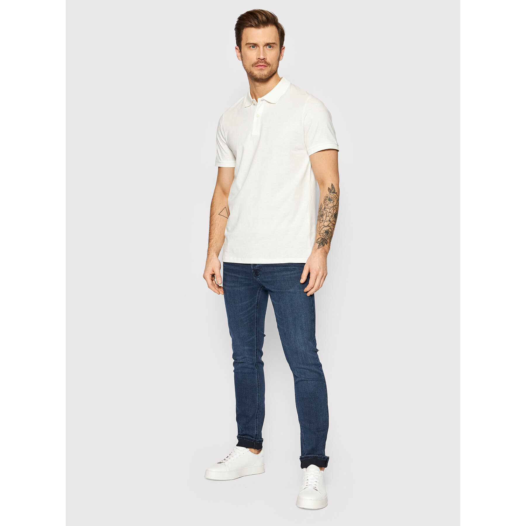 Jack&Jones Jeansy Glenn 12173407 Tmavomodrá Slim Fit - Pepit.cz