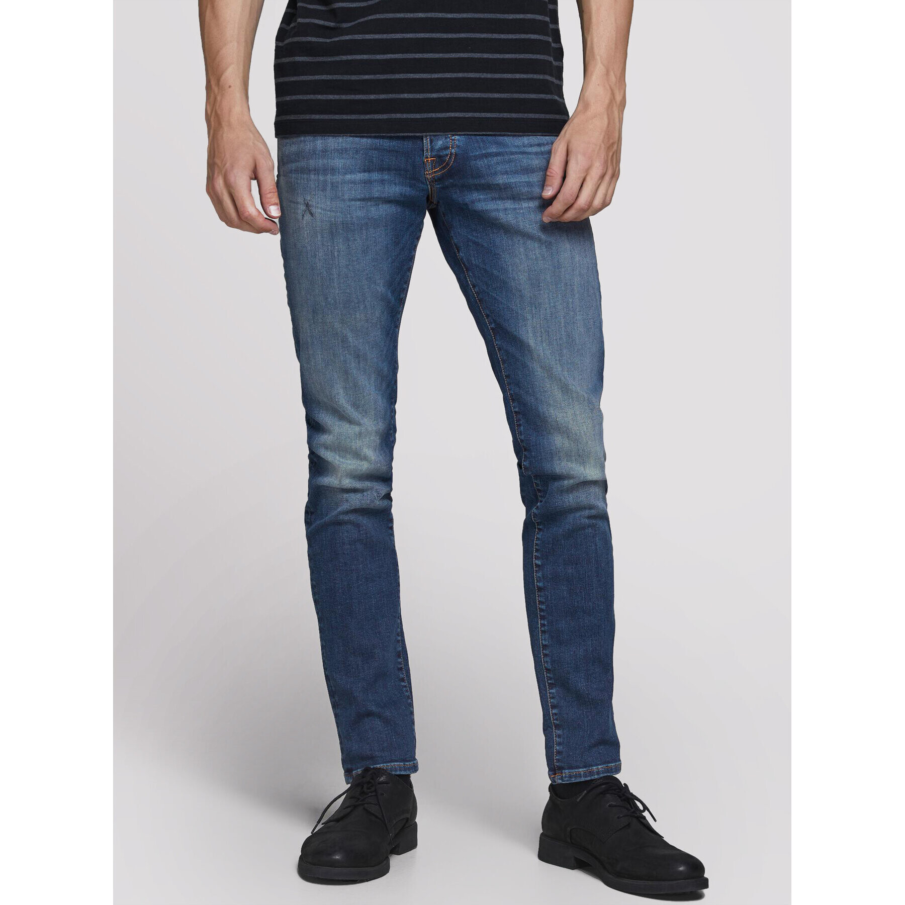 Jack&Jones Jeansy Glenn 12175888 Tmavomodrá Slim Fit - Pepit.cz