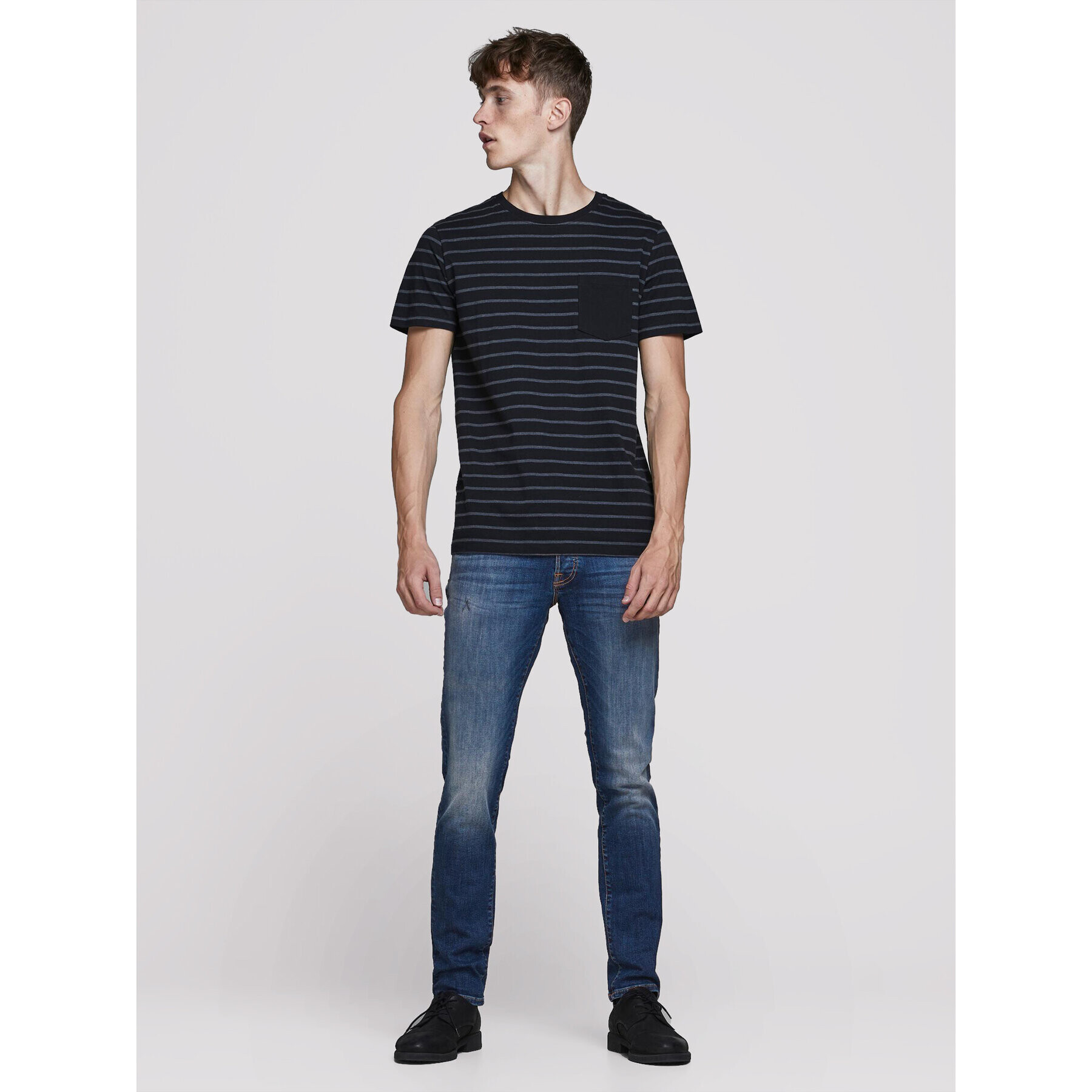 Jack&Jones Jeansy Glenn 12175888 Tmavomodrá Slim Fit - Pepit.cz