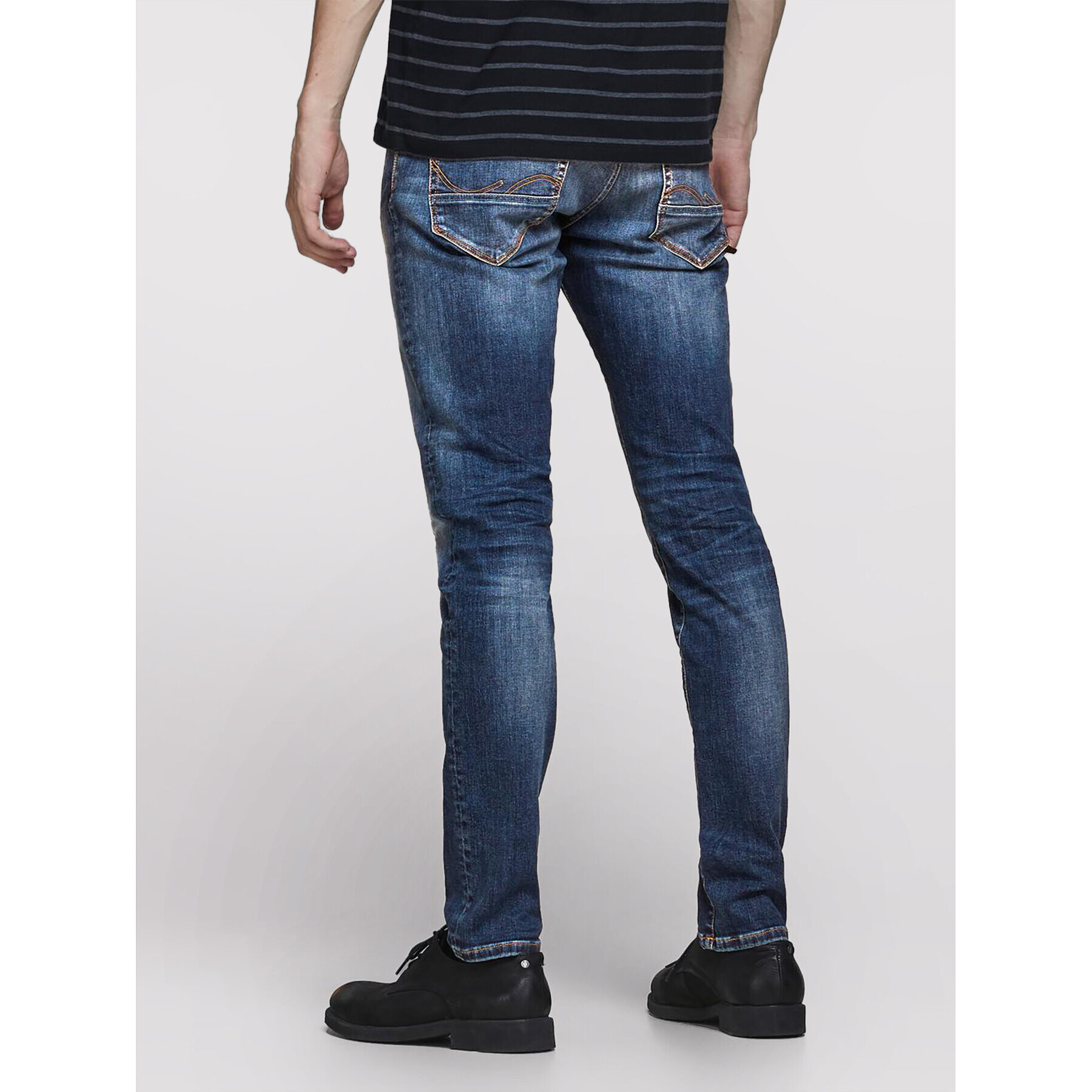 Jack&Jones Jeansy Glenn 12175888 Tmavomodrá Slim Fit - Pepit.cz