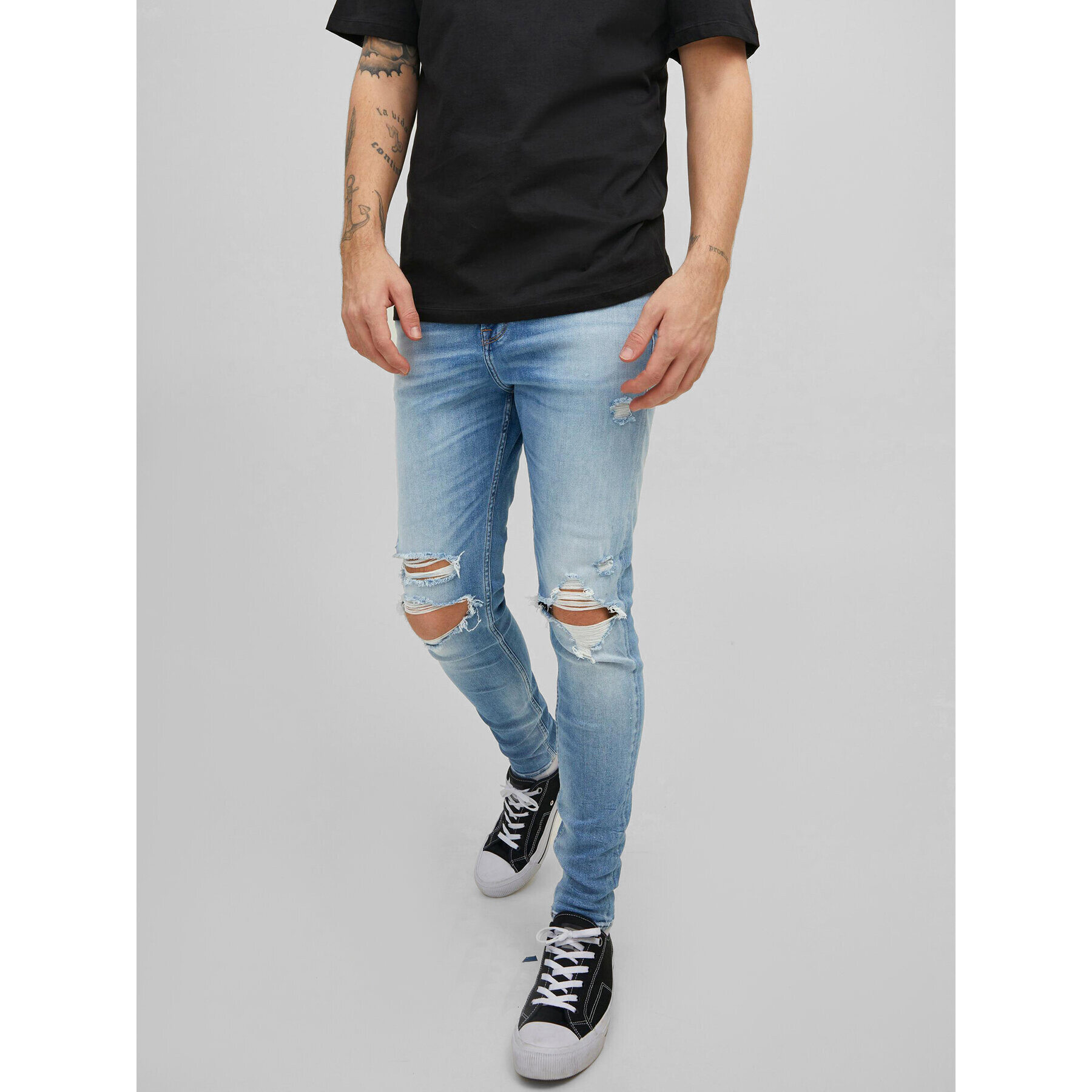 Jack&Jones Jeansy Glenn 12209791 Modrá Slim Fit - Pepit.cz