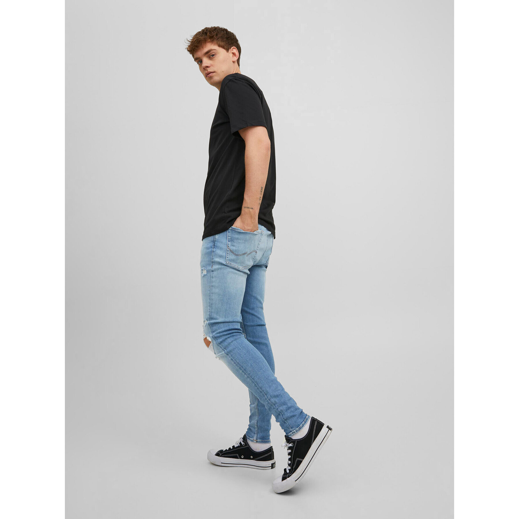 Jack&Jones Jeansy Glenn 12209791 Modrá Slim Fit - Pepit.cz