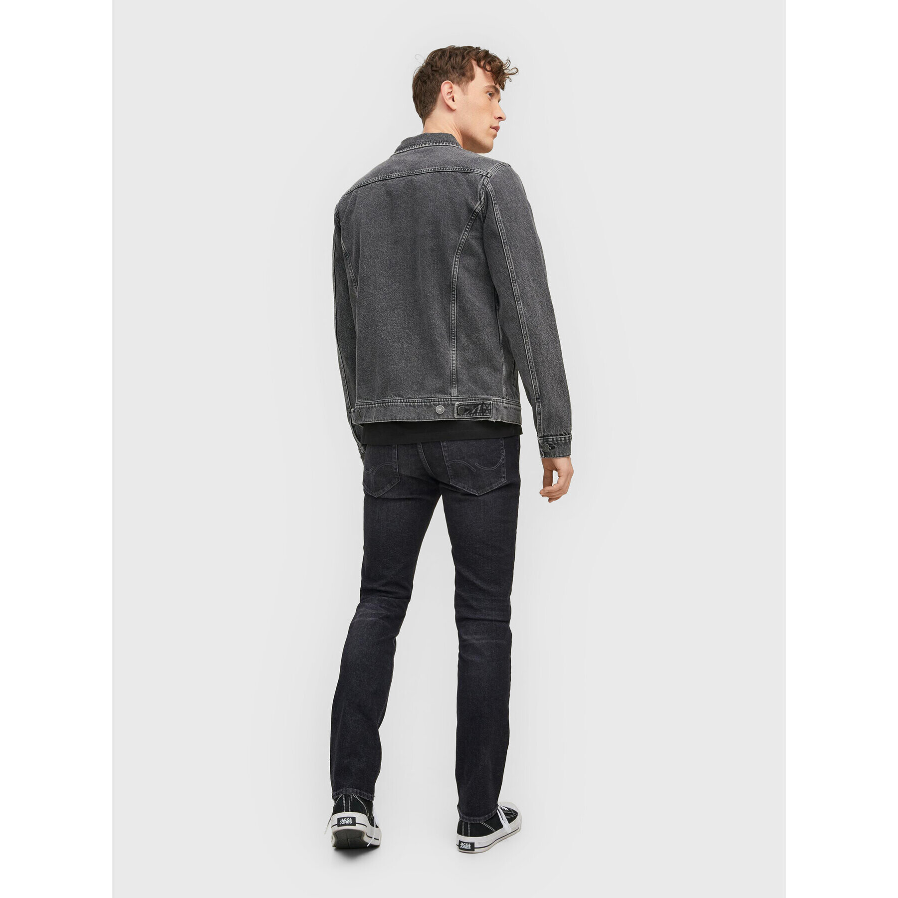 Jack&Jones Jeansy Glenn 12213194 Černá Slim Fit - Pepit.cz