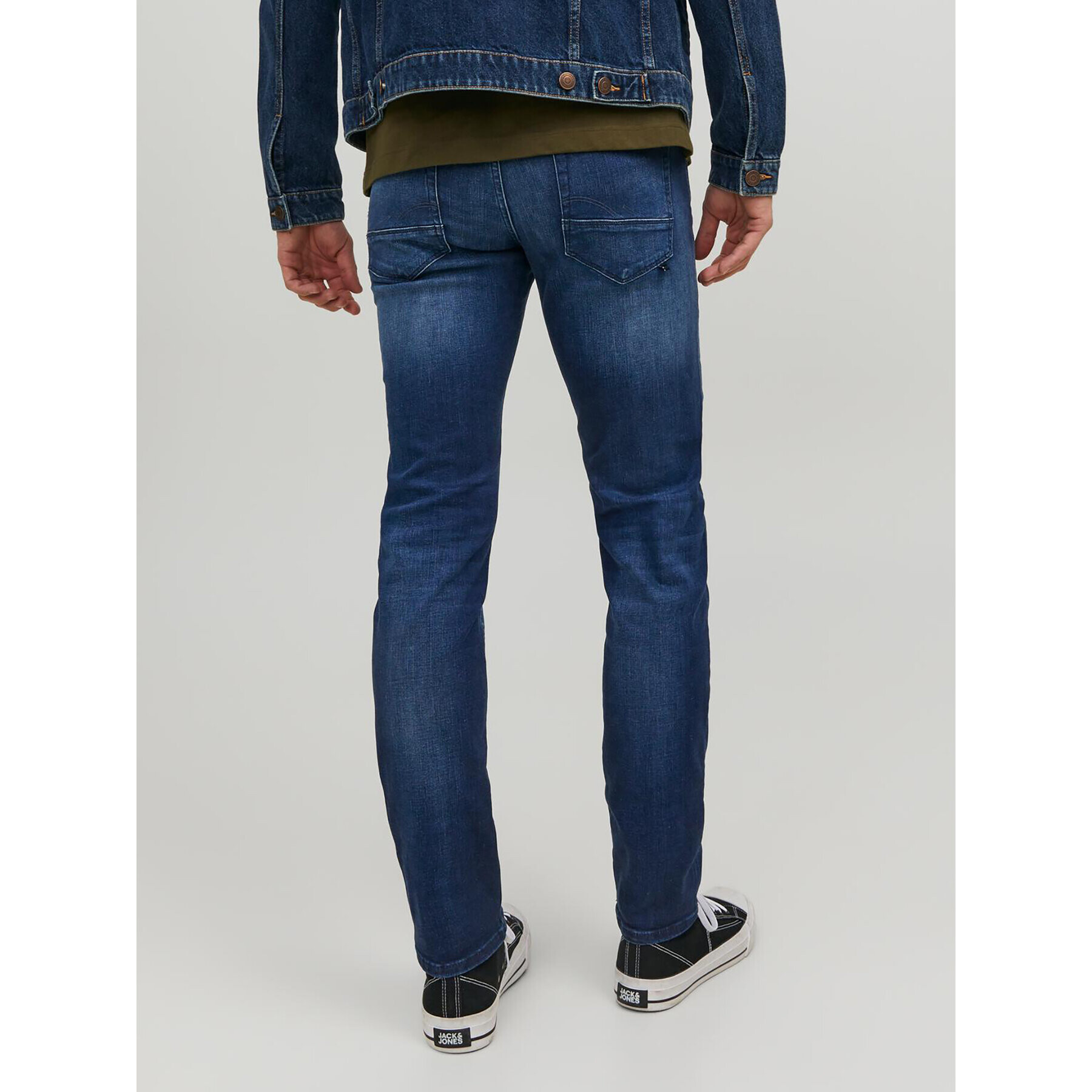 Jack&Jones Jeansy Glenn 12214782 Tmavomodrá Slim Fit - Pepit.cz