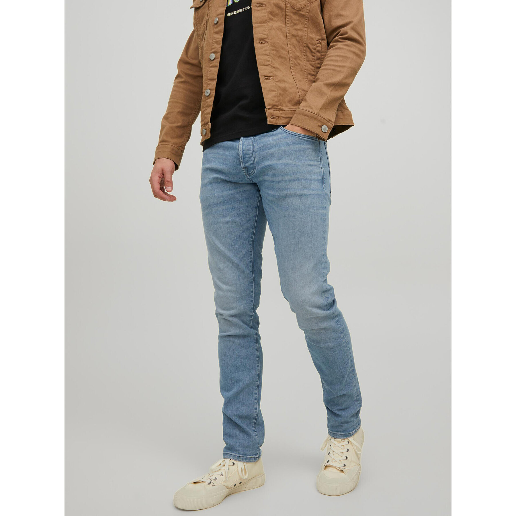 Jack&Jones Jeansy Glenn 12231649 Modrá Slim Fit - Pepit.cz