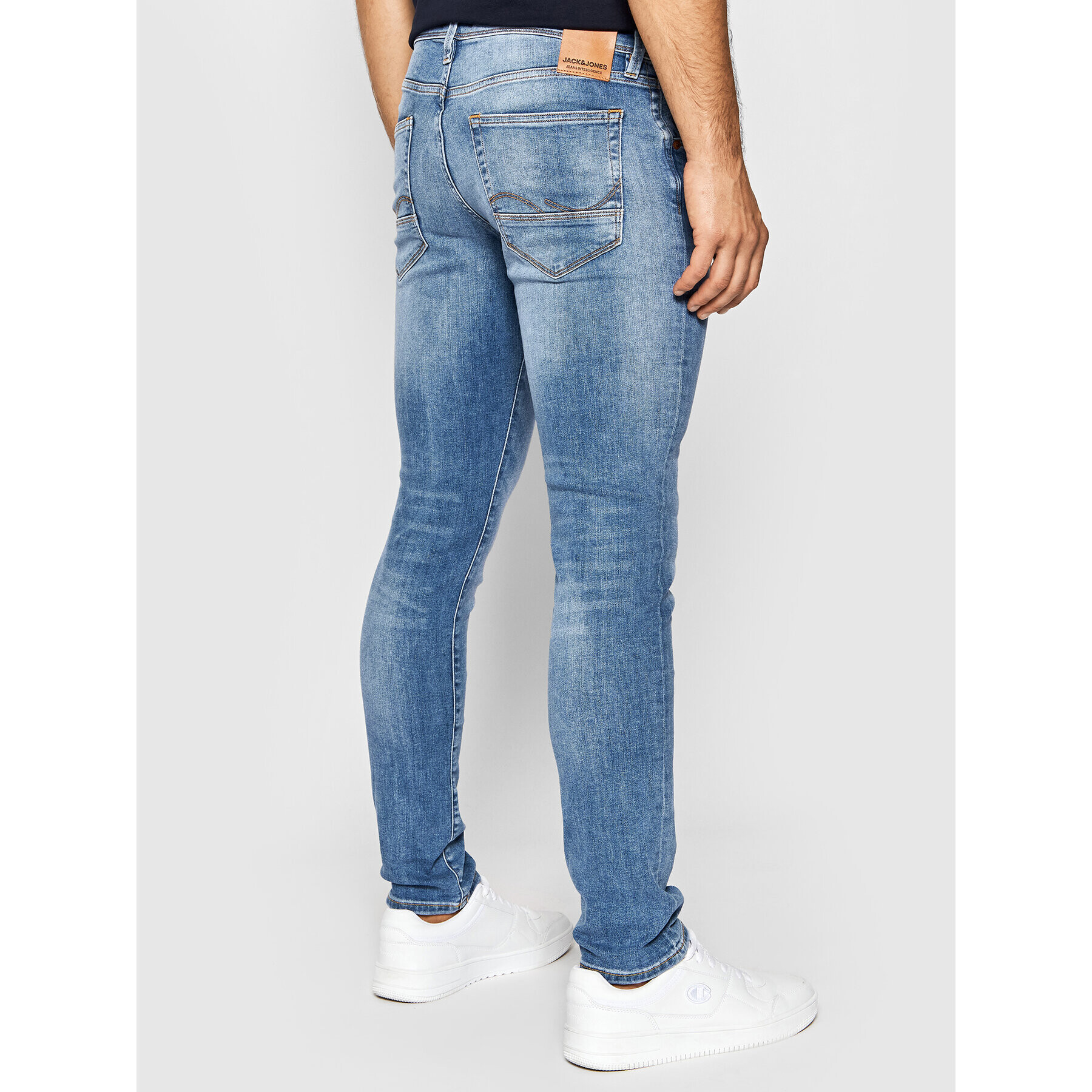 Jack&Jones Jeansy Glenn Fox 12190836 Modrá Slim Fit - Pepit.cz