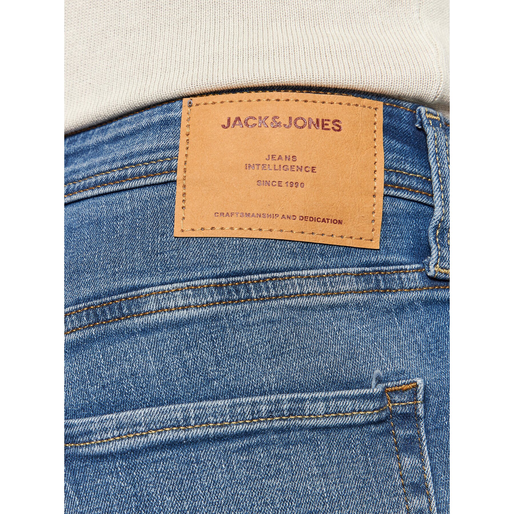 Jack&Jones Jeansy Liam Original 12168958 Tmavomodrá Skinny Fit - Pepit.cz