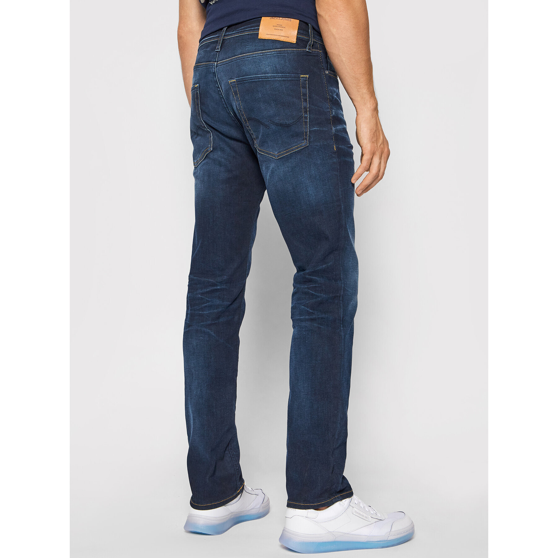 Jack&Jones Jeansy Tim 12118215 Tmavomodrá Slim Fit - Pepit.cz