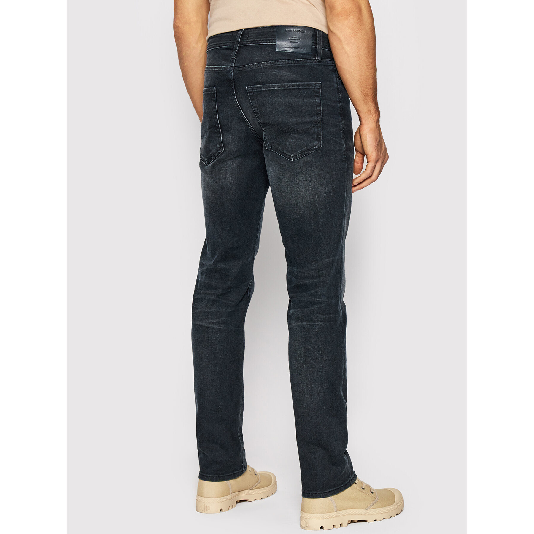 Jack&Jones Jeansy Tim 12181054 Šedá Slim Fit - Pepit.cz