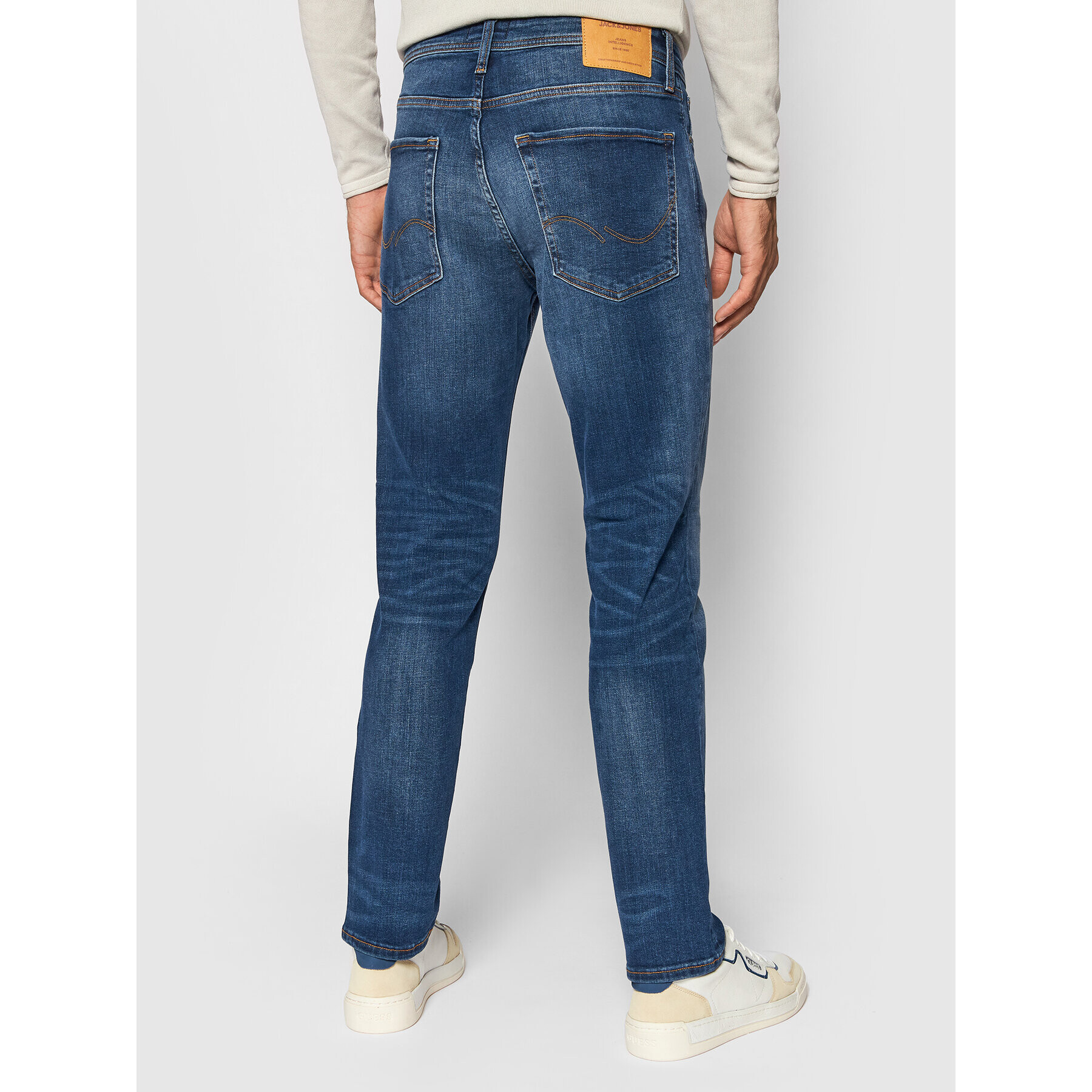 Jack&Jones Jeansy Tim Original 12146384 Tmavomodrá Slim Fit - Pepit.cz