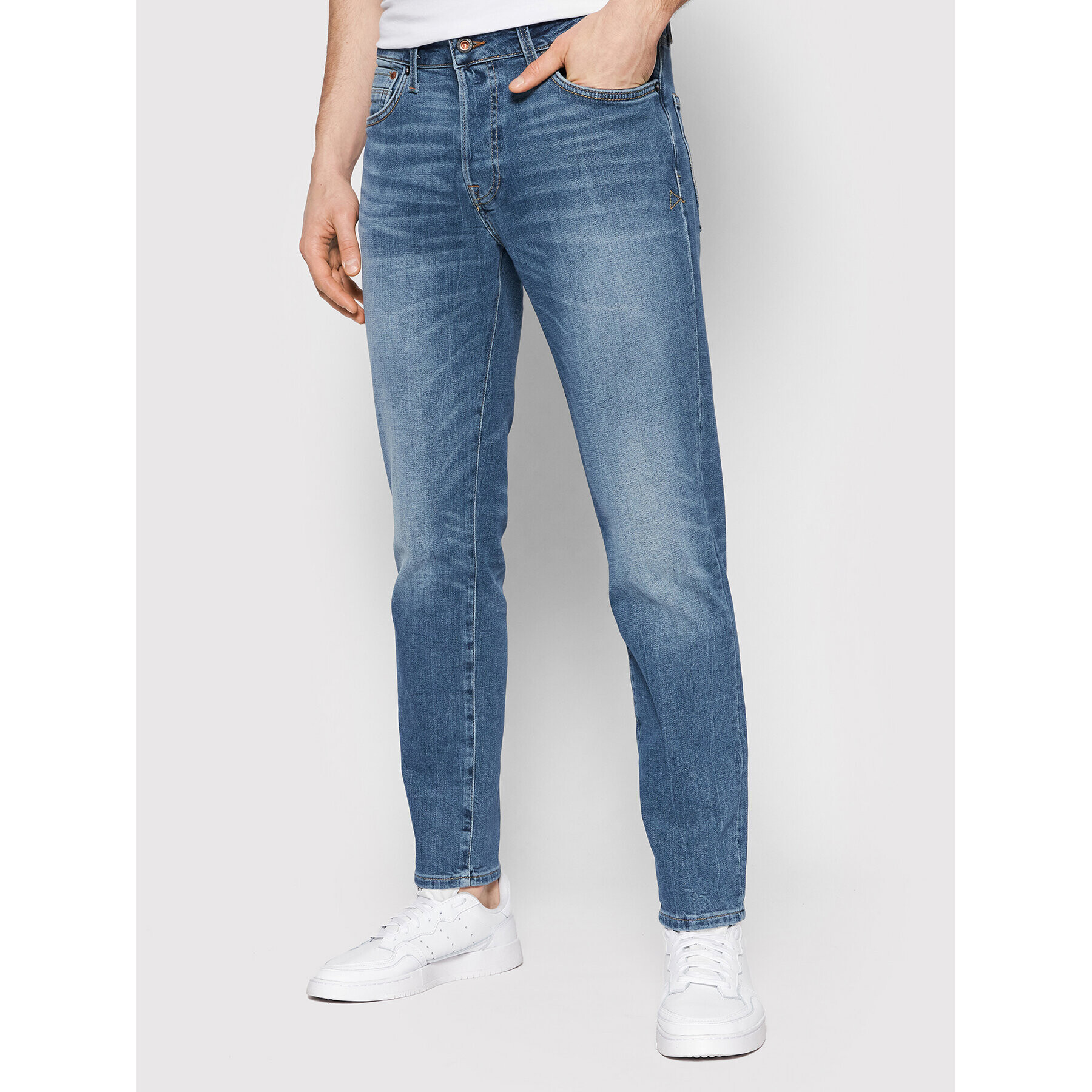 Jack&Jones Jeansy Tim Vintage 12185877 Modrá Slim Fit - Pepit.cz