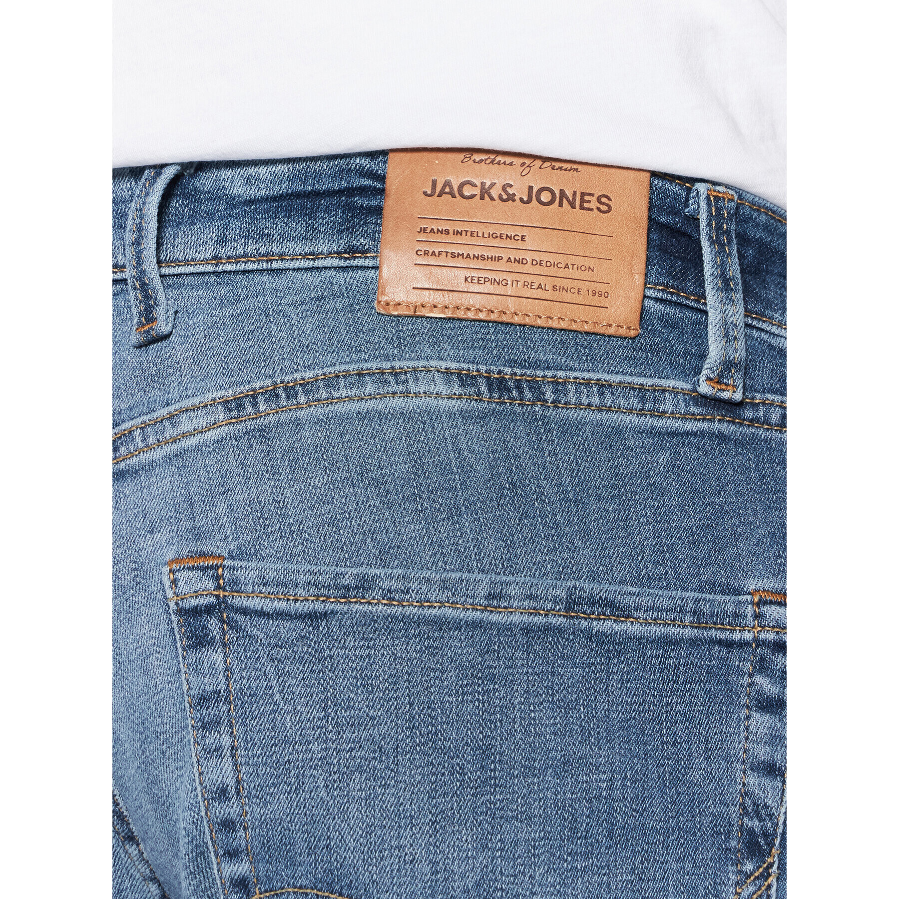 Jack&Jones Jeansy Tim Vintage 12185877 Modrá Slim Fit - Pepit.cz