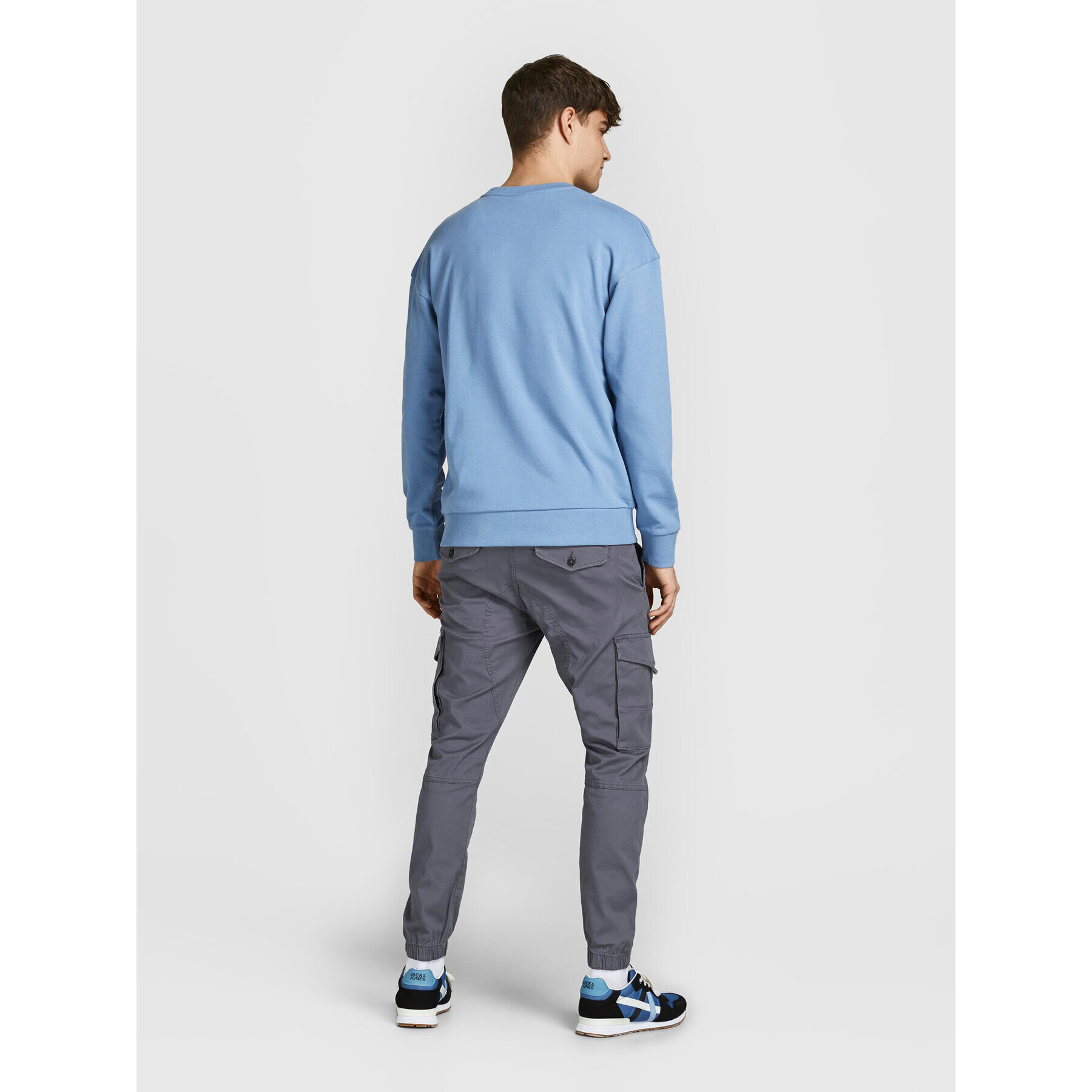 Jack&Jones Joggers kalhoty Paul 12202934 Šedá Tapered Fit - Pepit.cz