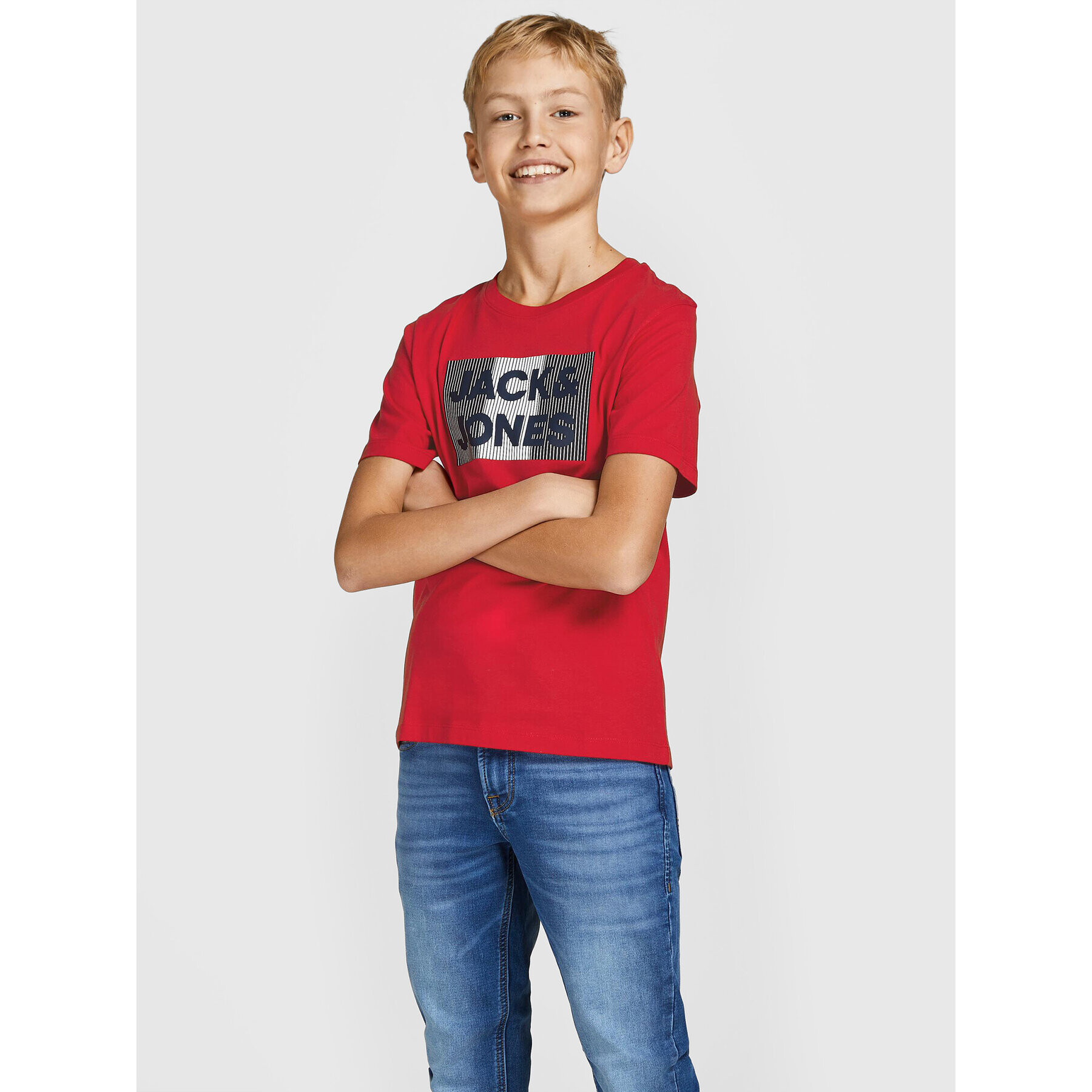 Jack&Jones Junior 3-dílná sada T-shirts Corp 12199948 Barevná Regular Fit - Pepit.cz