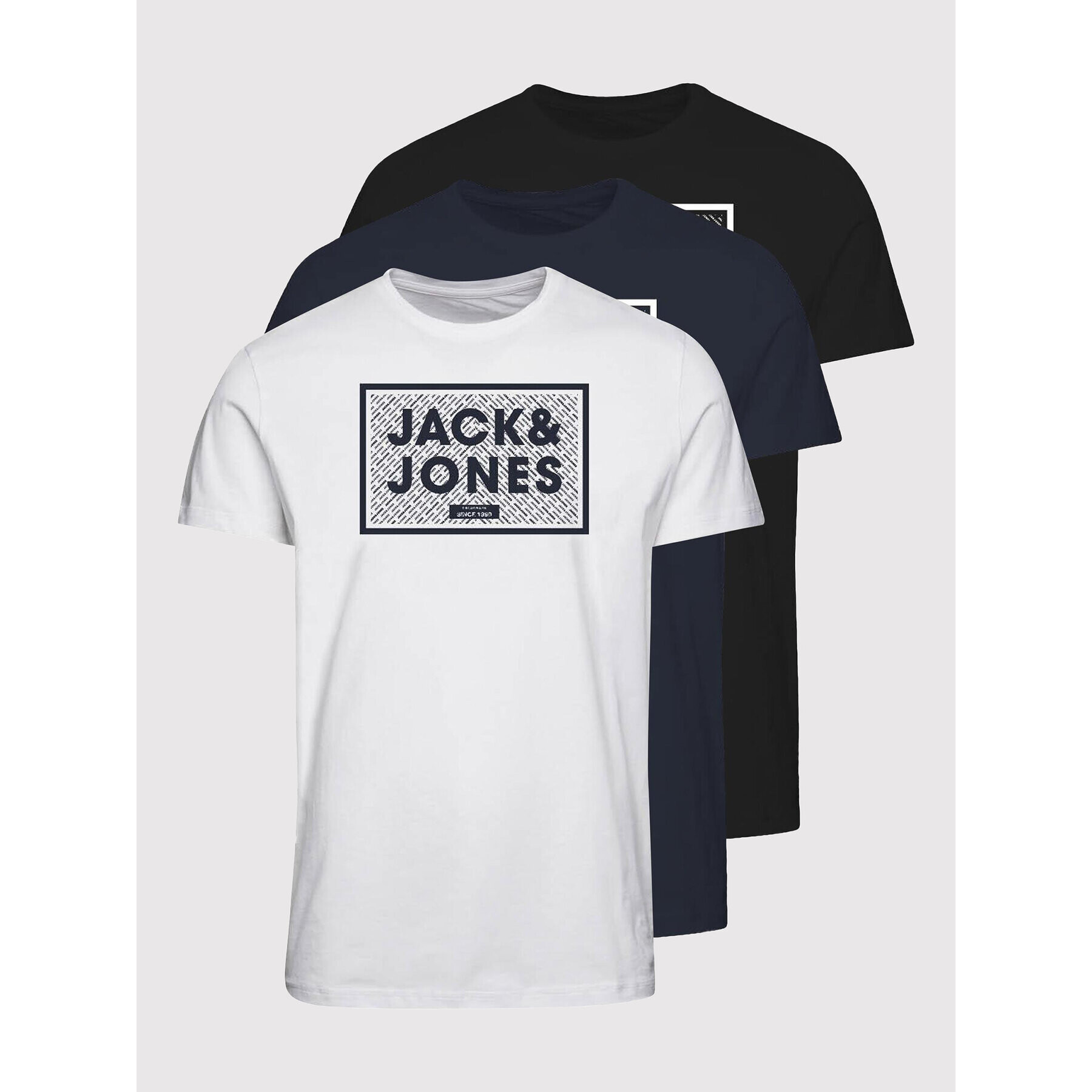 Jack&Jones Junior 3-dílná sada T-shirts Harrison 12222476 Barevná Regular Fit - Pepit.cz