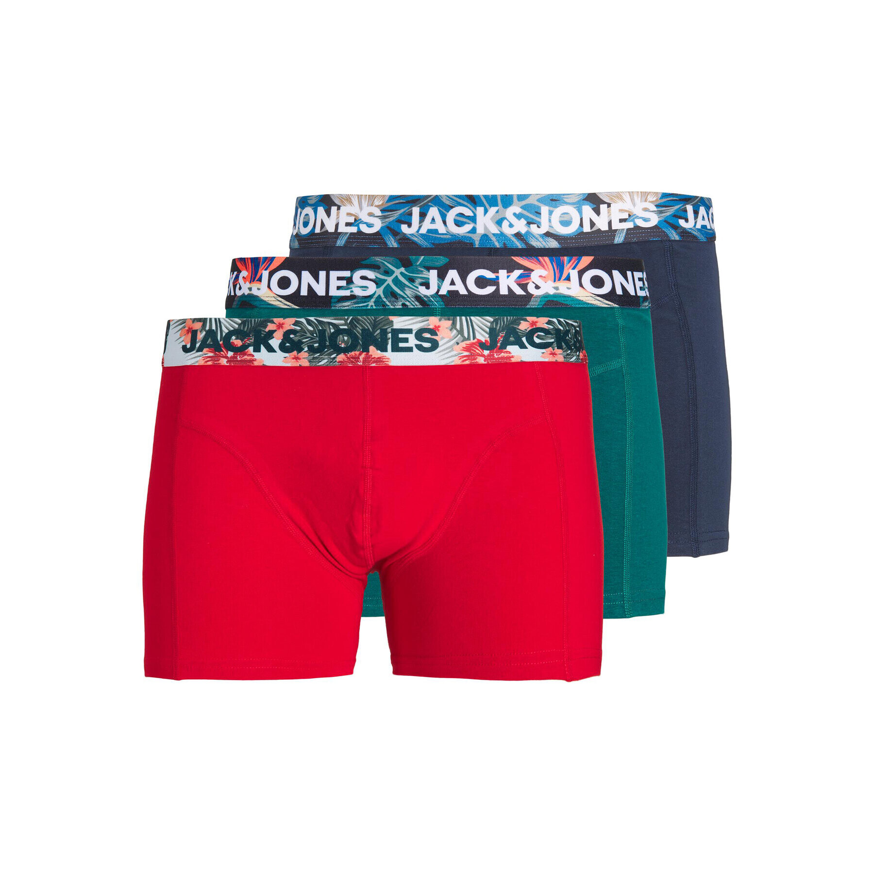 Jack&Jones Junior Sada 3 kusů boxerek 12224906 Červená - Pepit.cz