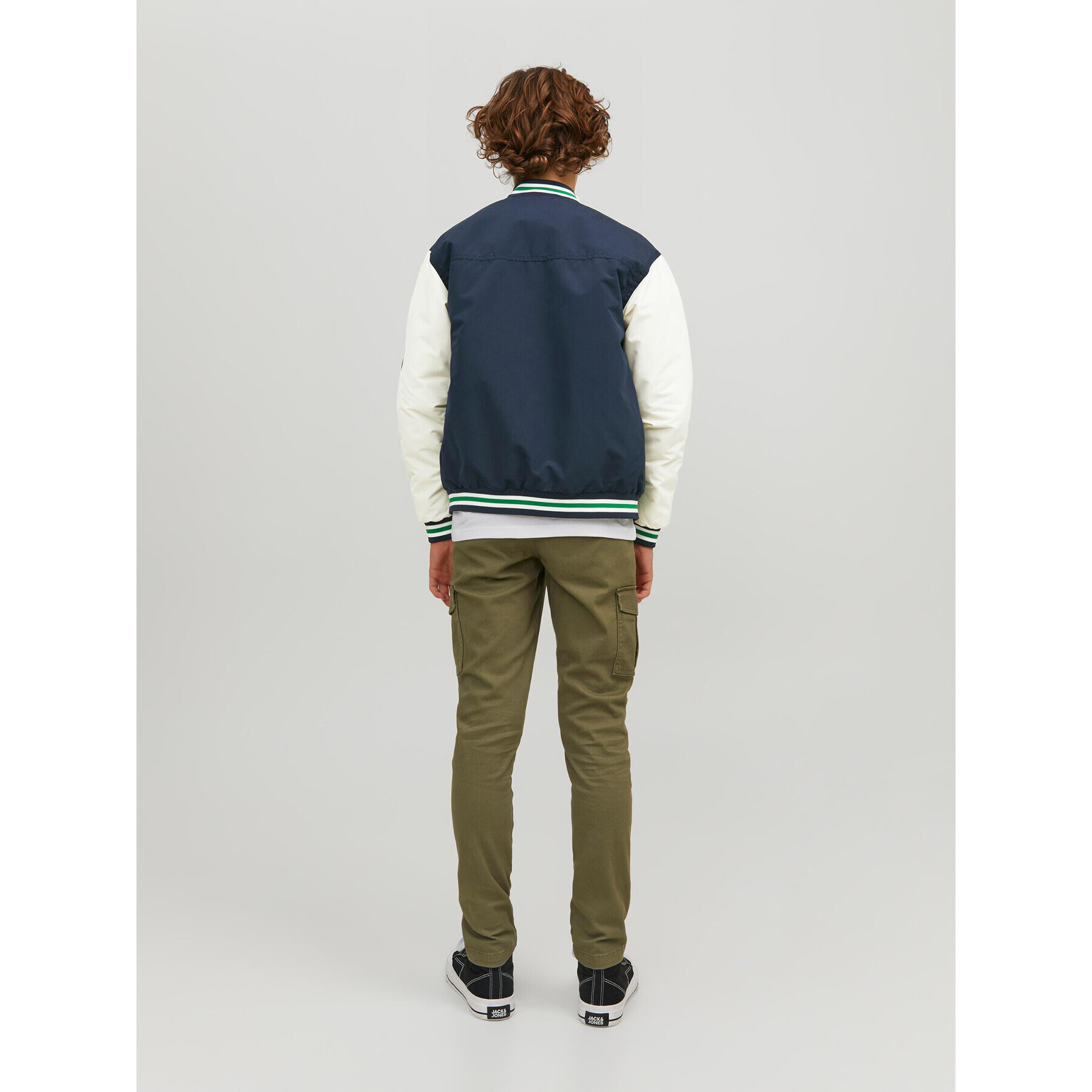 Jack&Jones Junior Bunda bomber 12230415 Modrá - Pepit.cz