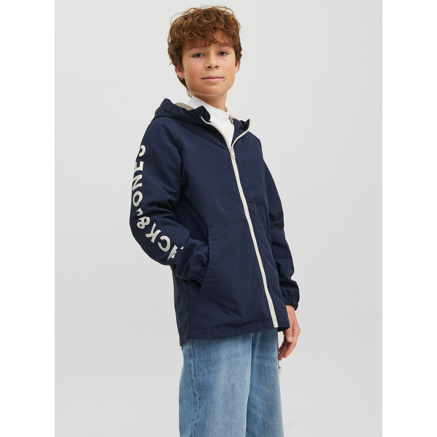 Jack&Jones Junior Bunda pro přechodné období 12185183 Tmavomodrá - Pepit.cz