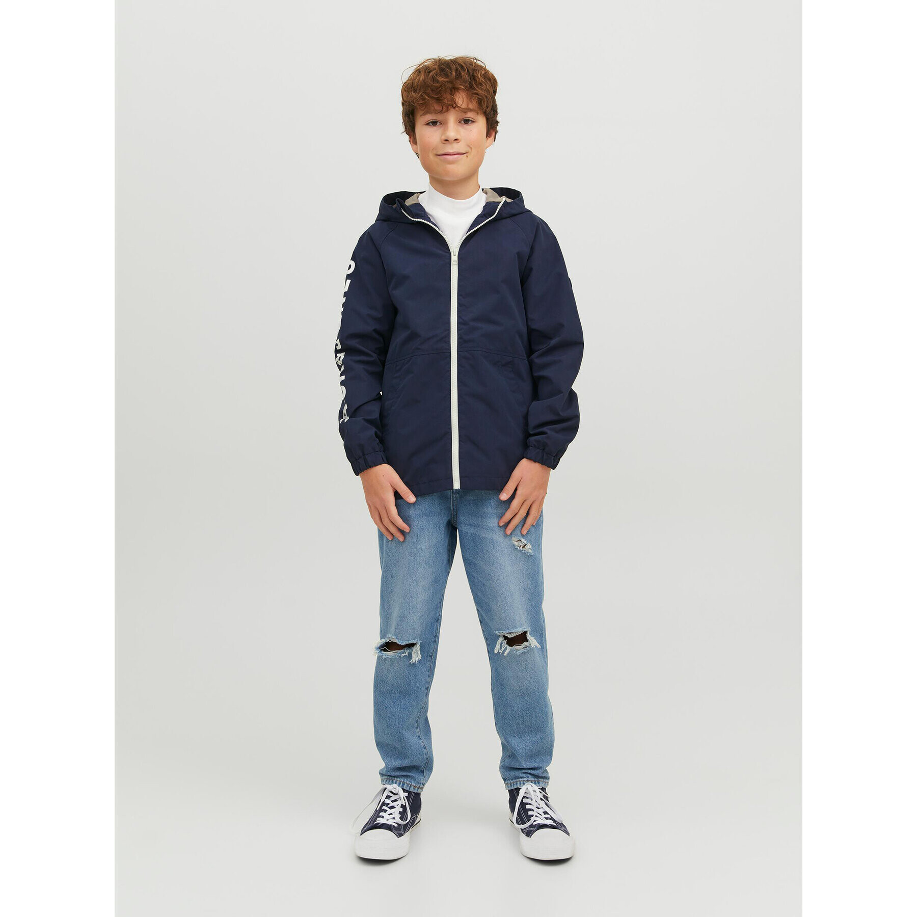 Jack&Jones Junior Bunda pro přechodné období 12185183 Tmavomodrá - Pepit.cz