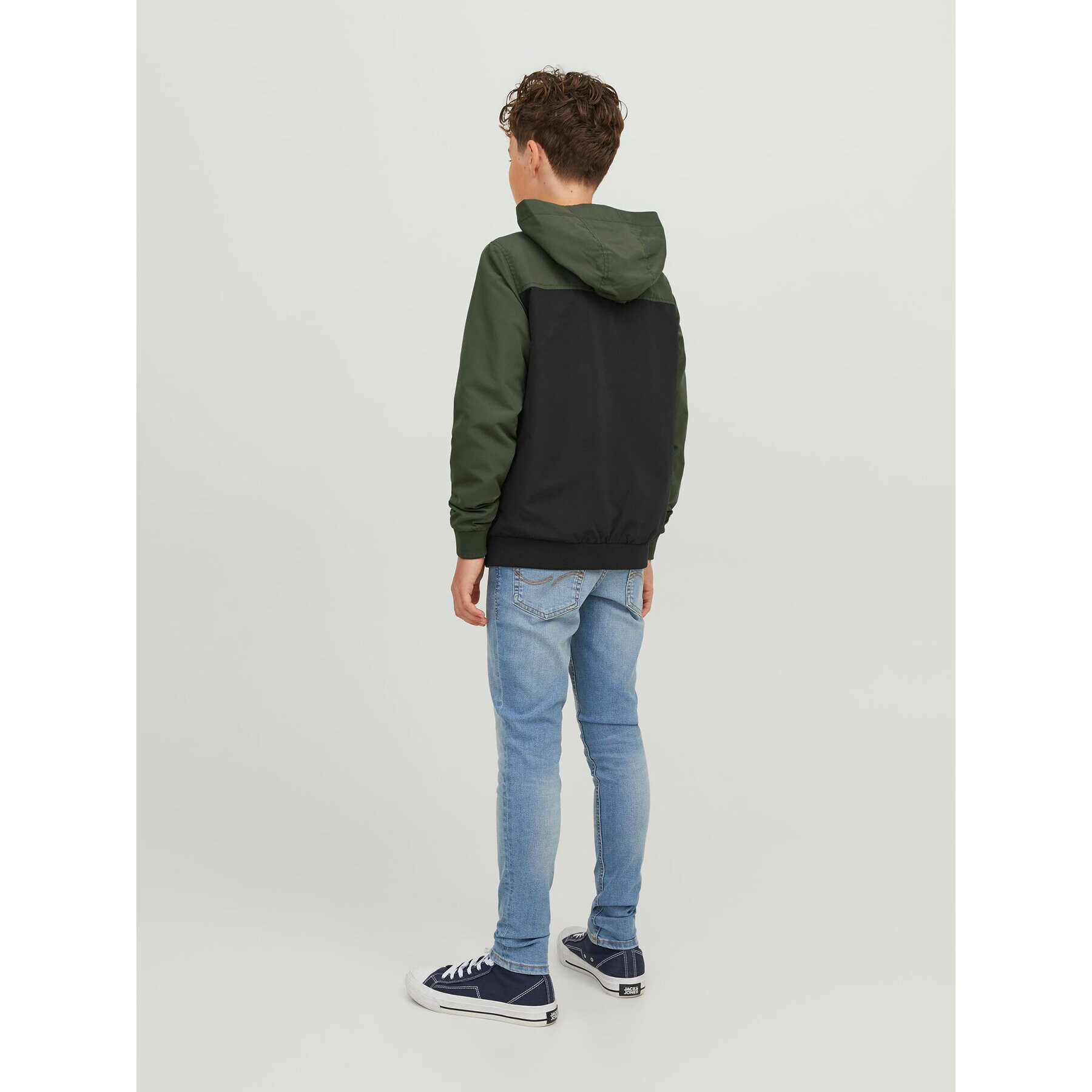 Jack&Jones Junior Bunda pro přechodné období 12200453 Zelená Regular Fit - Pepit.cz