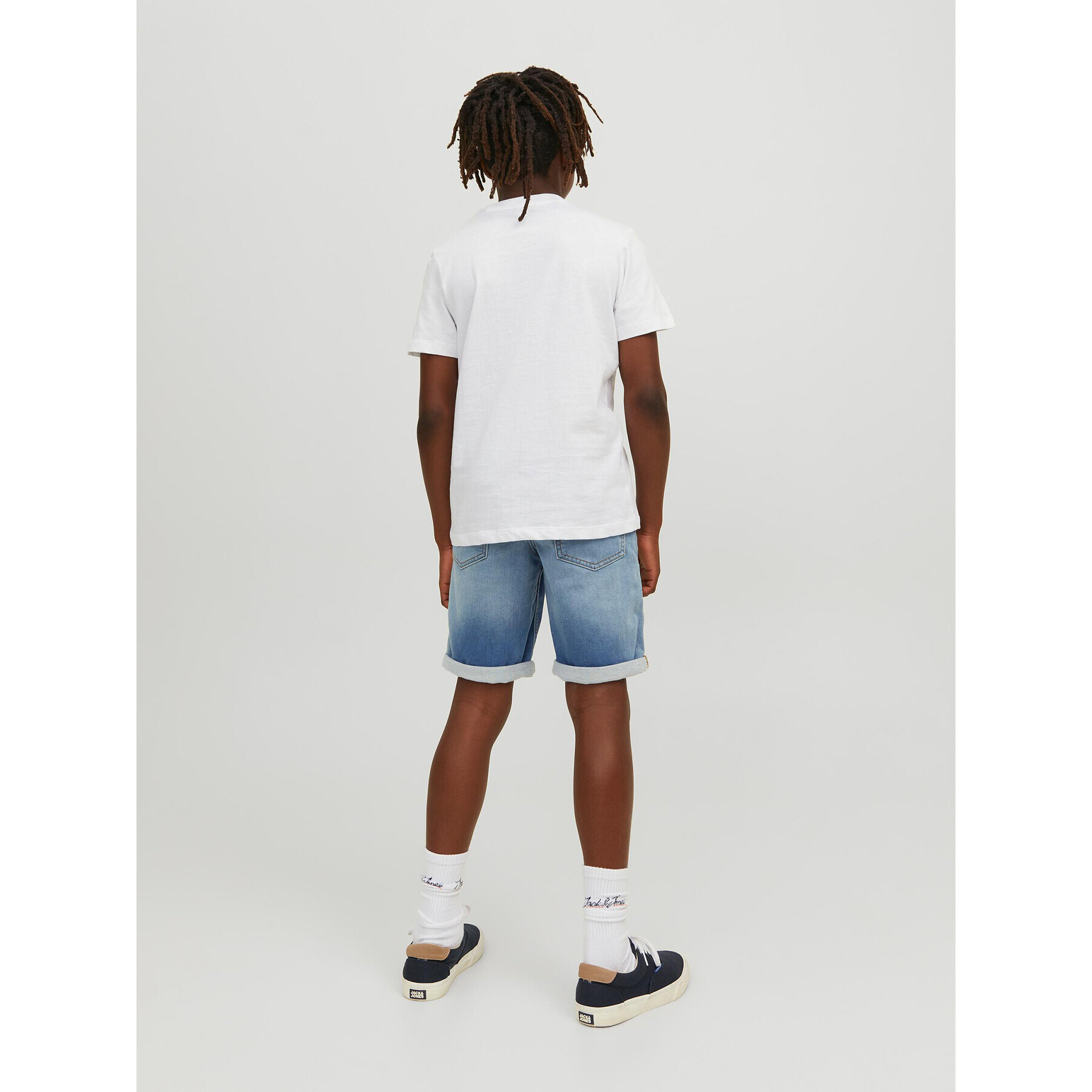 Jack&Jones Junior Džínové šortky 12224573 Modrá Regular Fit - Pepit.cz