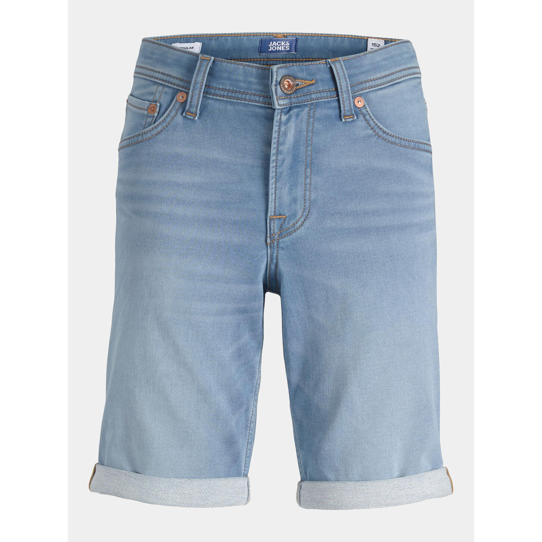 Jack&Jones Junior Džínové šortky 12224573 Modrá Regular Fit - Pepit.cz