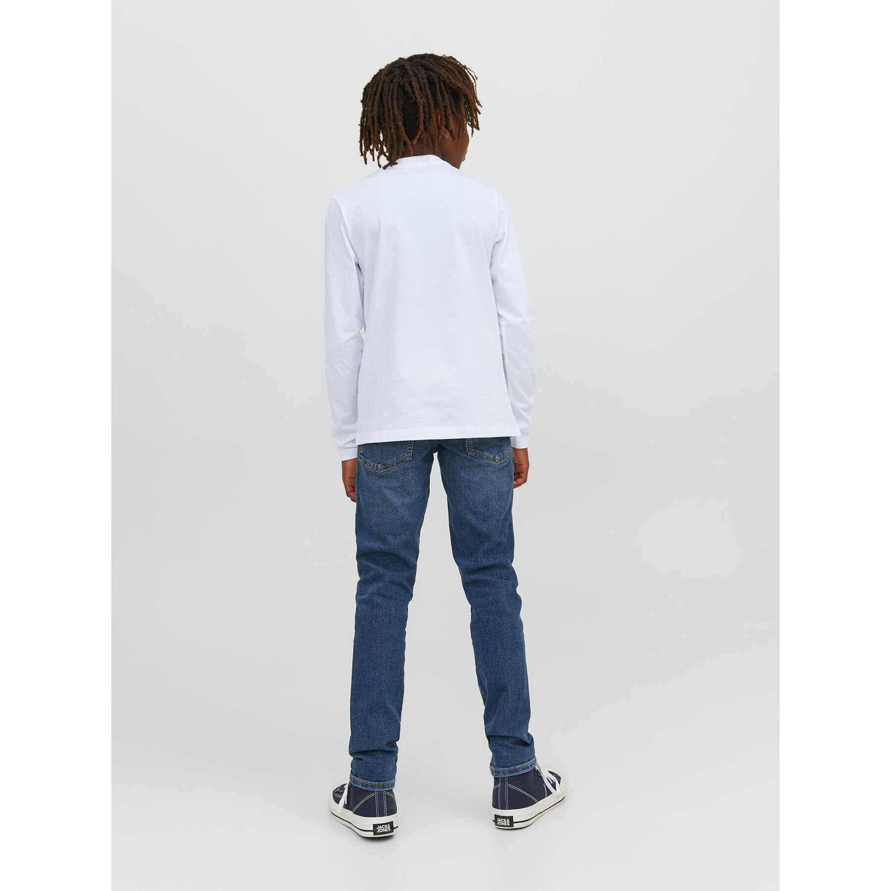 Jack&Jones Junior Halenka 12244209 Bílá Regular Fit - Pepit.cz