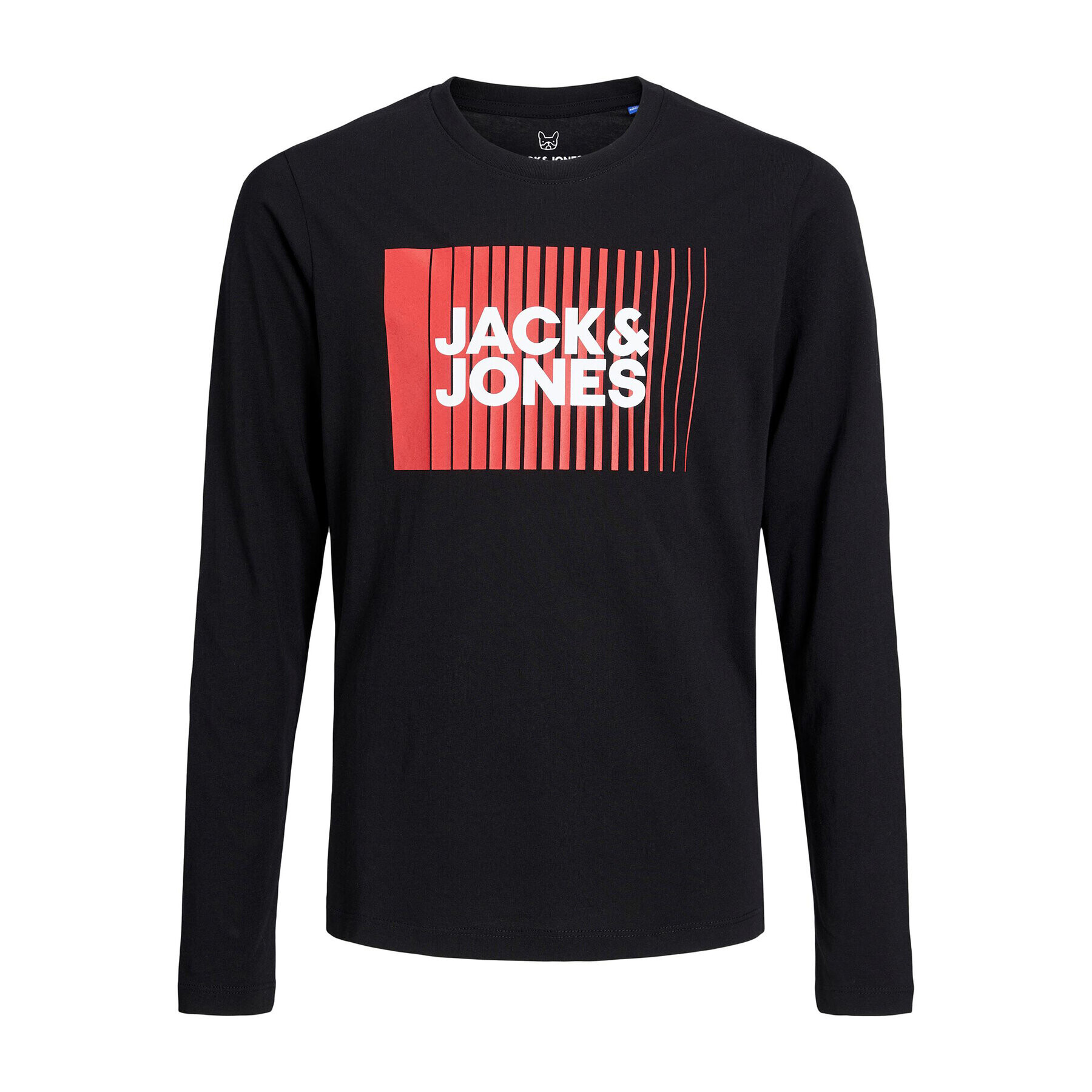 Jack&Jones Junior Halenka 12244209 Černá Regular Fit - Pepit.cz