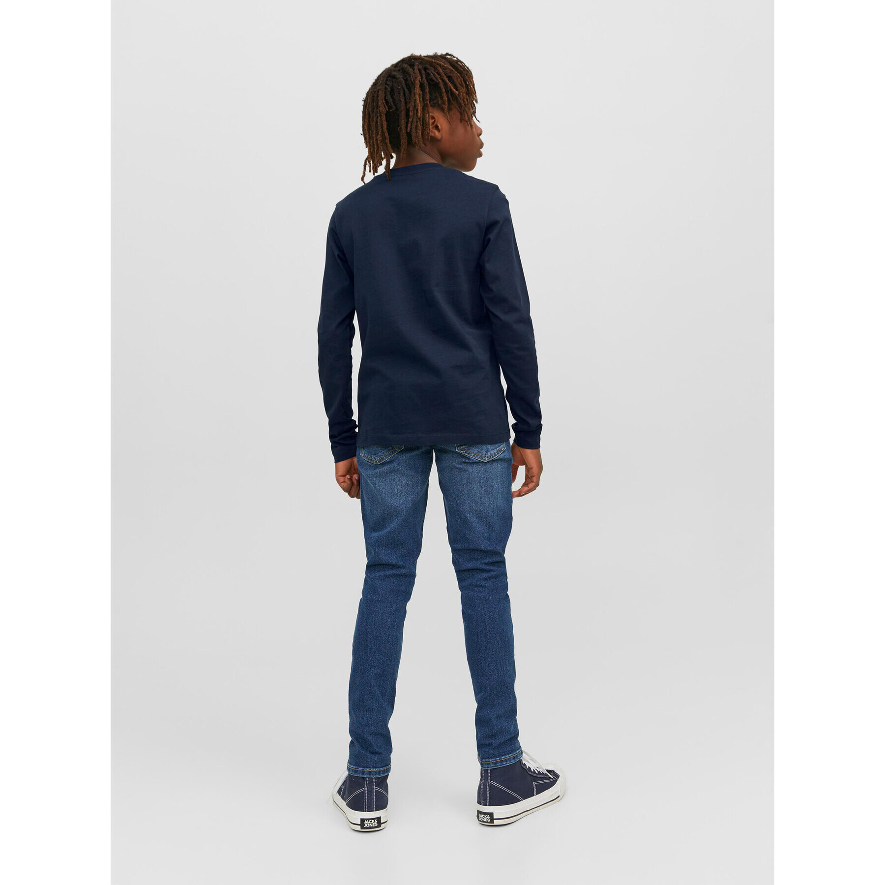 Jack&Jones Junior Halenka 12244209 Tmavomodrá Regular Fit - Pepit.cz