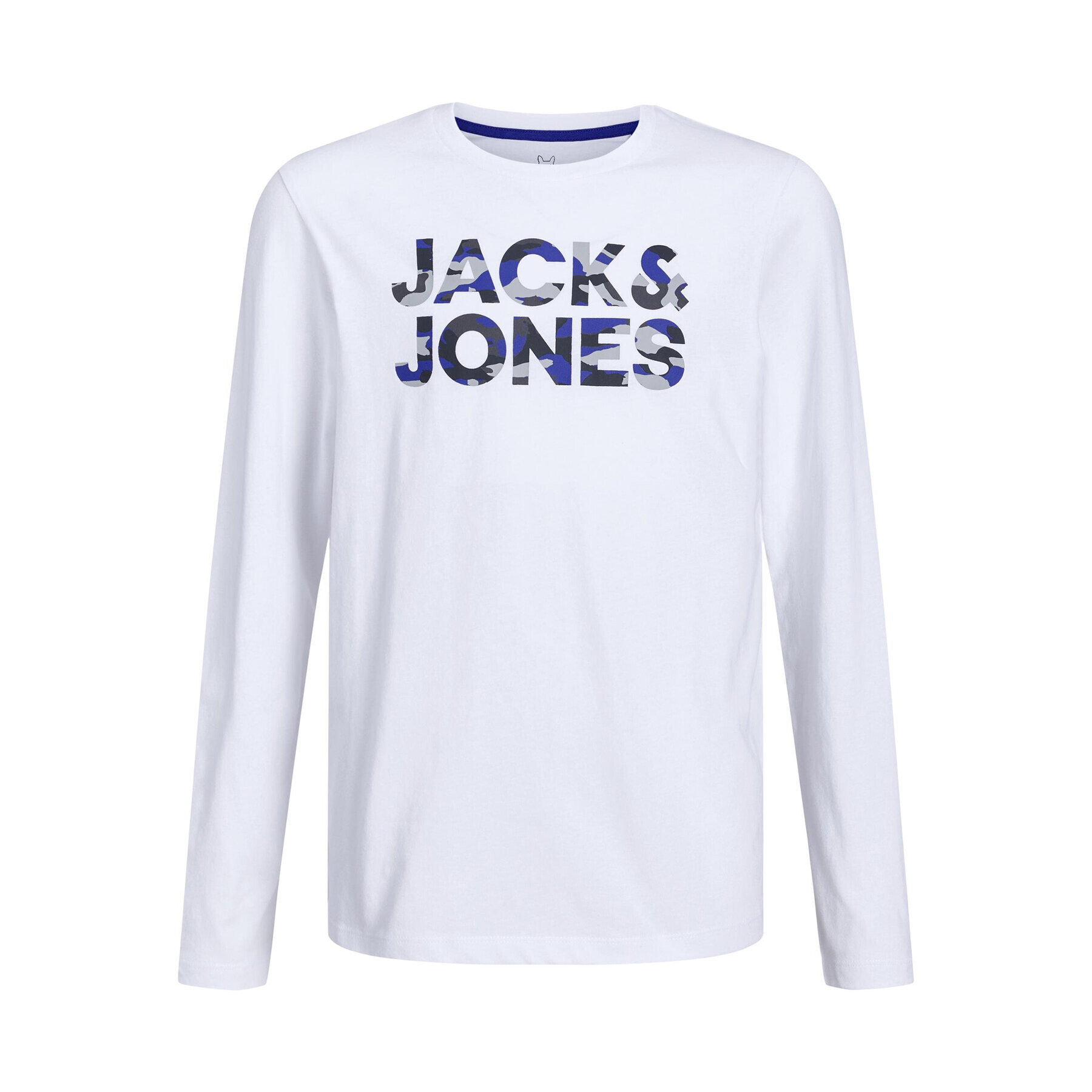 Jack&Jones Junior Halenka 12245920 Bílá Loose Fit - Pepit.cz