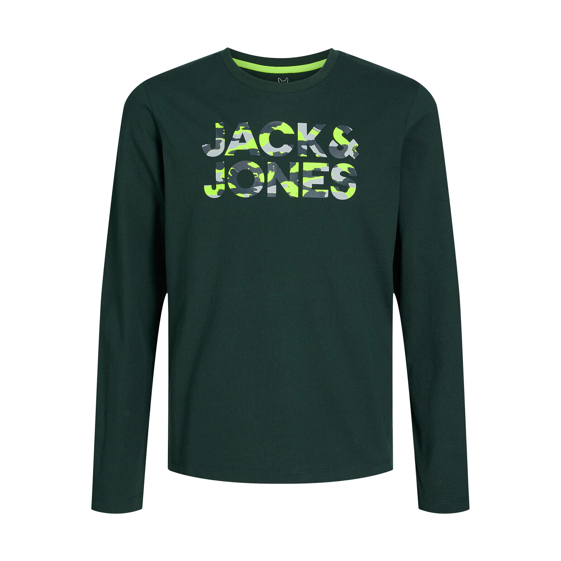 Jack&Jones Junior Halenka 12245920 Zelená Loose Fit - Pepit.cz