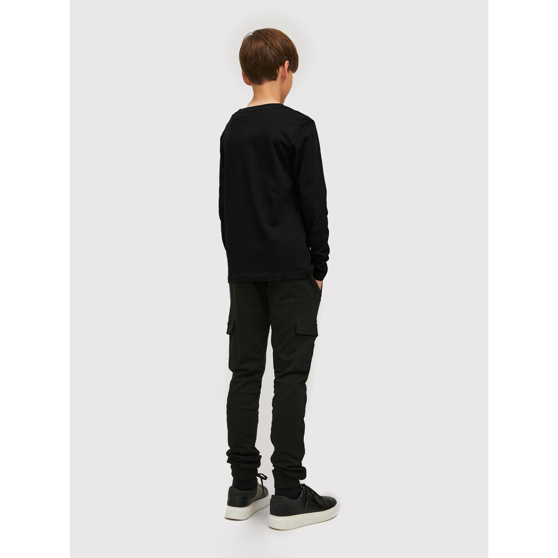 Jack&Jones Junior Halenka Ejeans 12212313 Černá Regular Fit - Pepit.cz