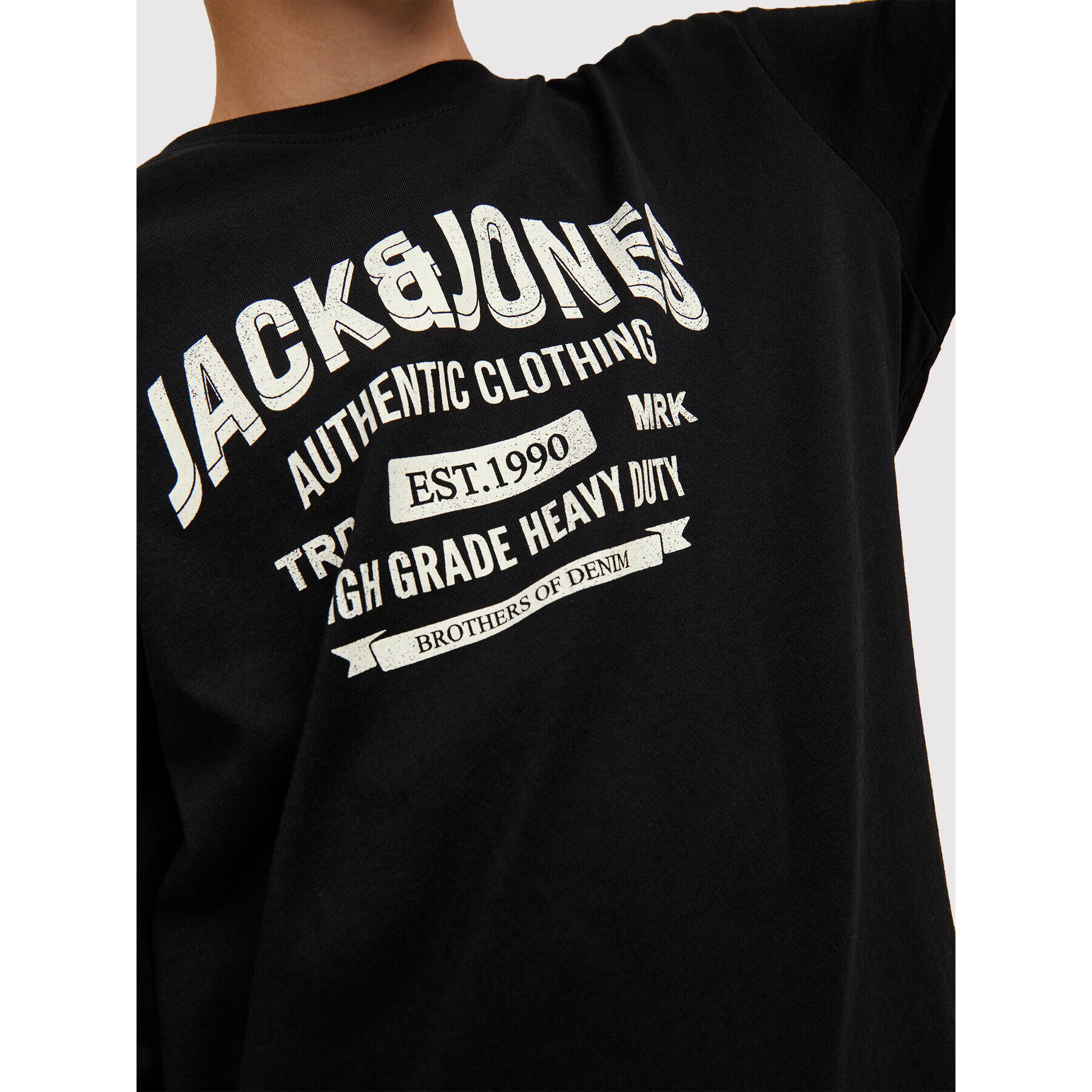 Jack&Jones Junior Halenka Ejeans 12212313 Černá Regular Fit - Pepit.cz