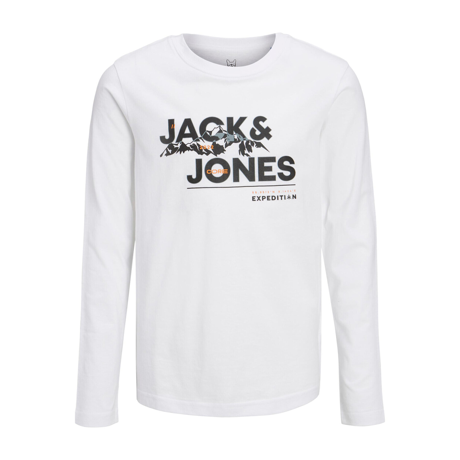 Jack&Jones Junior Halenka Hunter 12221208 Bílá Regular Fit - Pepit.cz