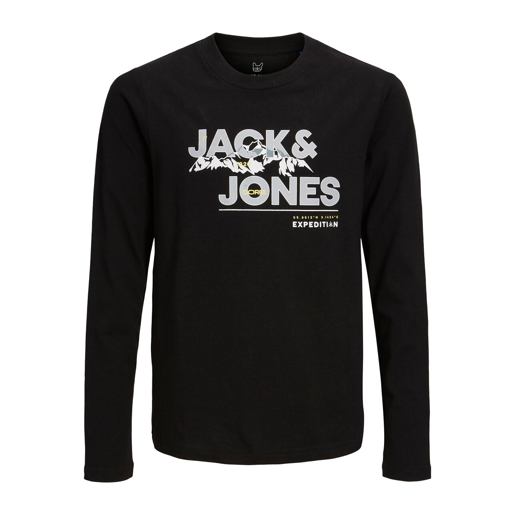 Jack&Jones Junior Halenka Hunter 12221208 Černá Regular Fit - Pepit.cz