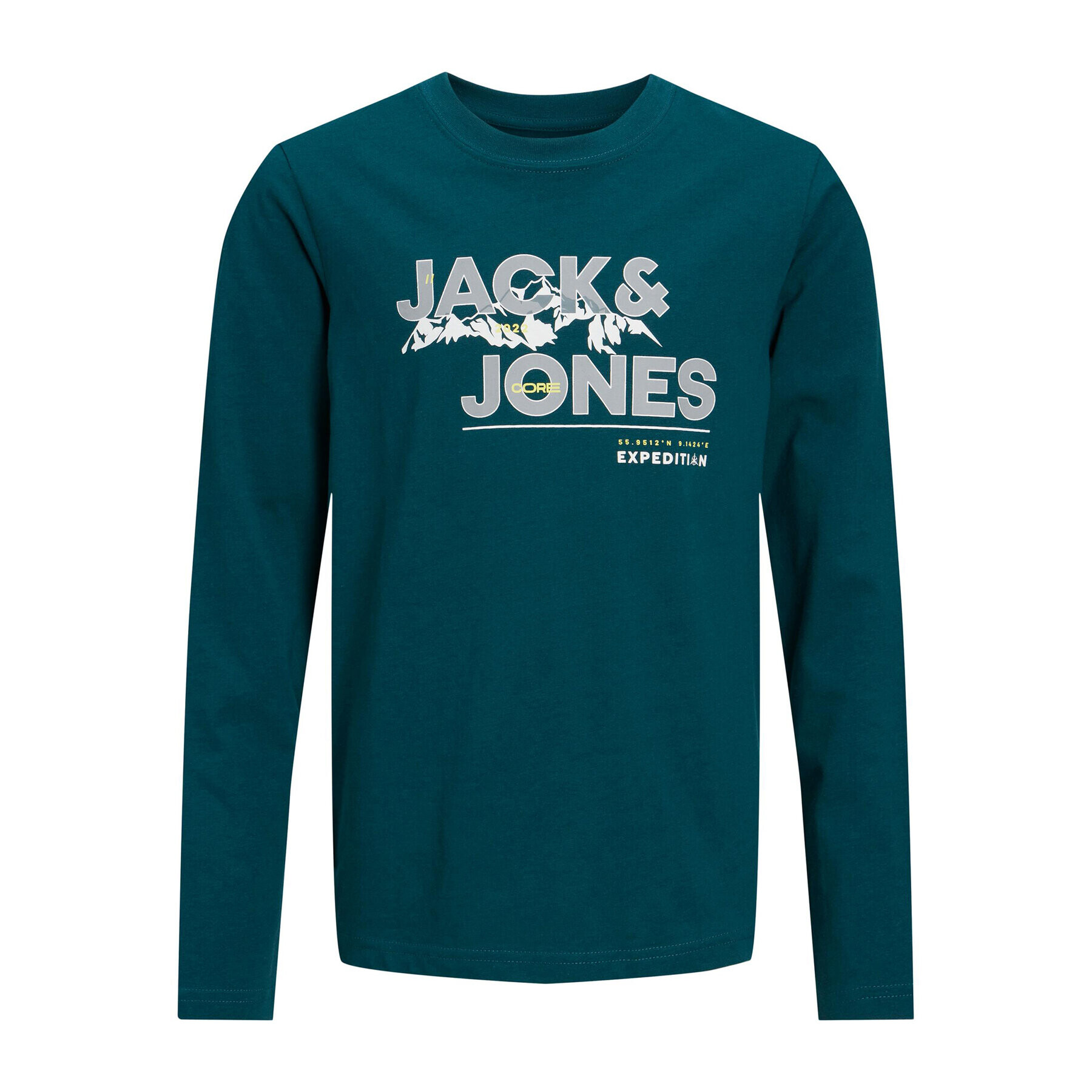 Jack&Jones Junior Halenka Hunter 12221208 Zelená Regular Fit - Pepit.cz