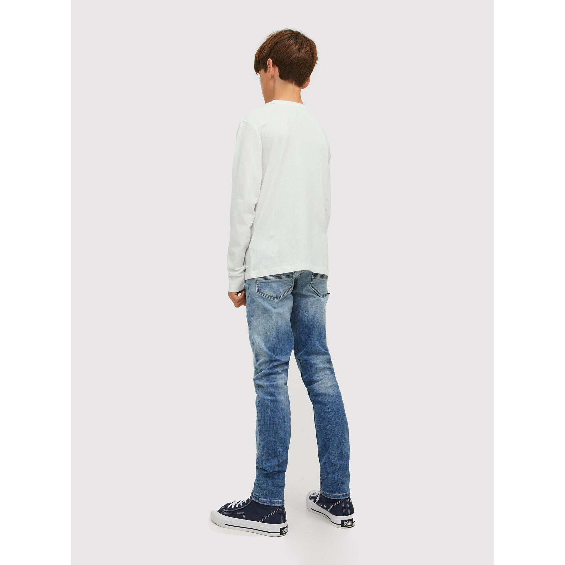 Jack&Jones Junior Halenka Jeans 12212313 Bílá Regular Fit - Pepit.cz