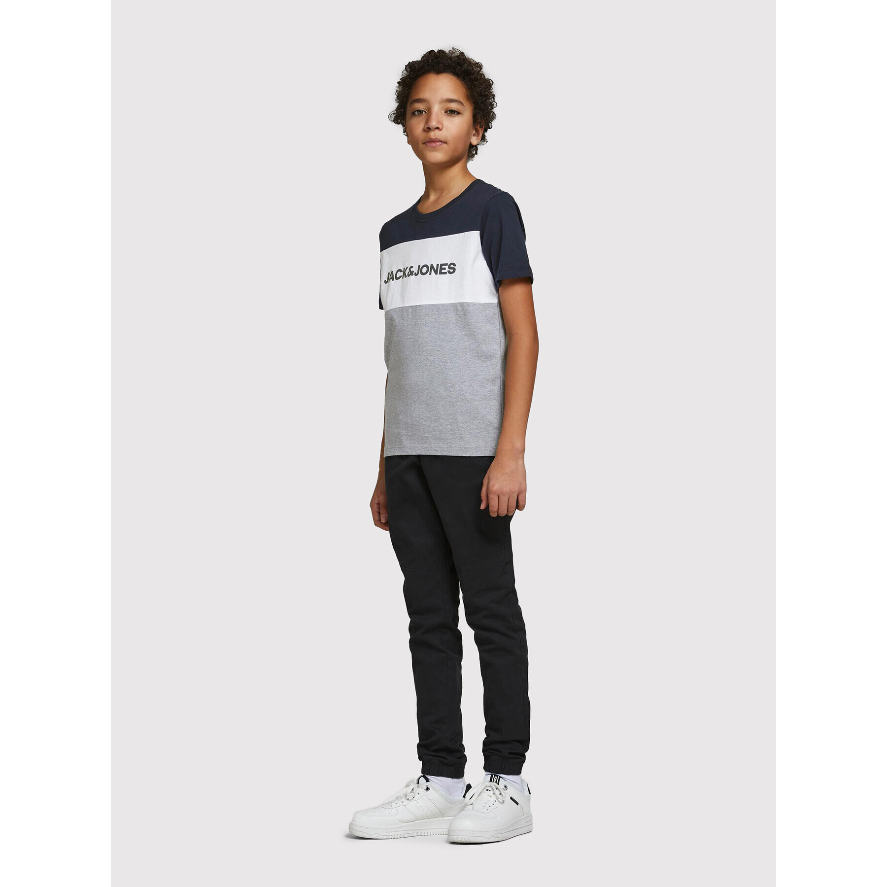 Jack&Jones Junior Jack&Jones T-Shirt Logo Blocking 12174282 Barevná Regular Fit - Pepit.cz