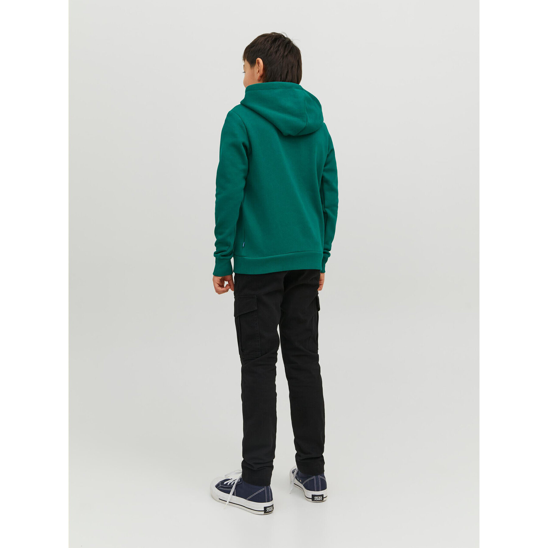 Jack&Jones Junior Mikina 12152841 Zelená Regular Fit - Pepit.cz