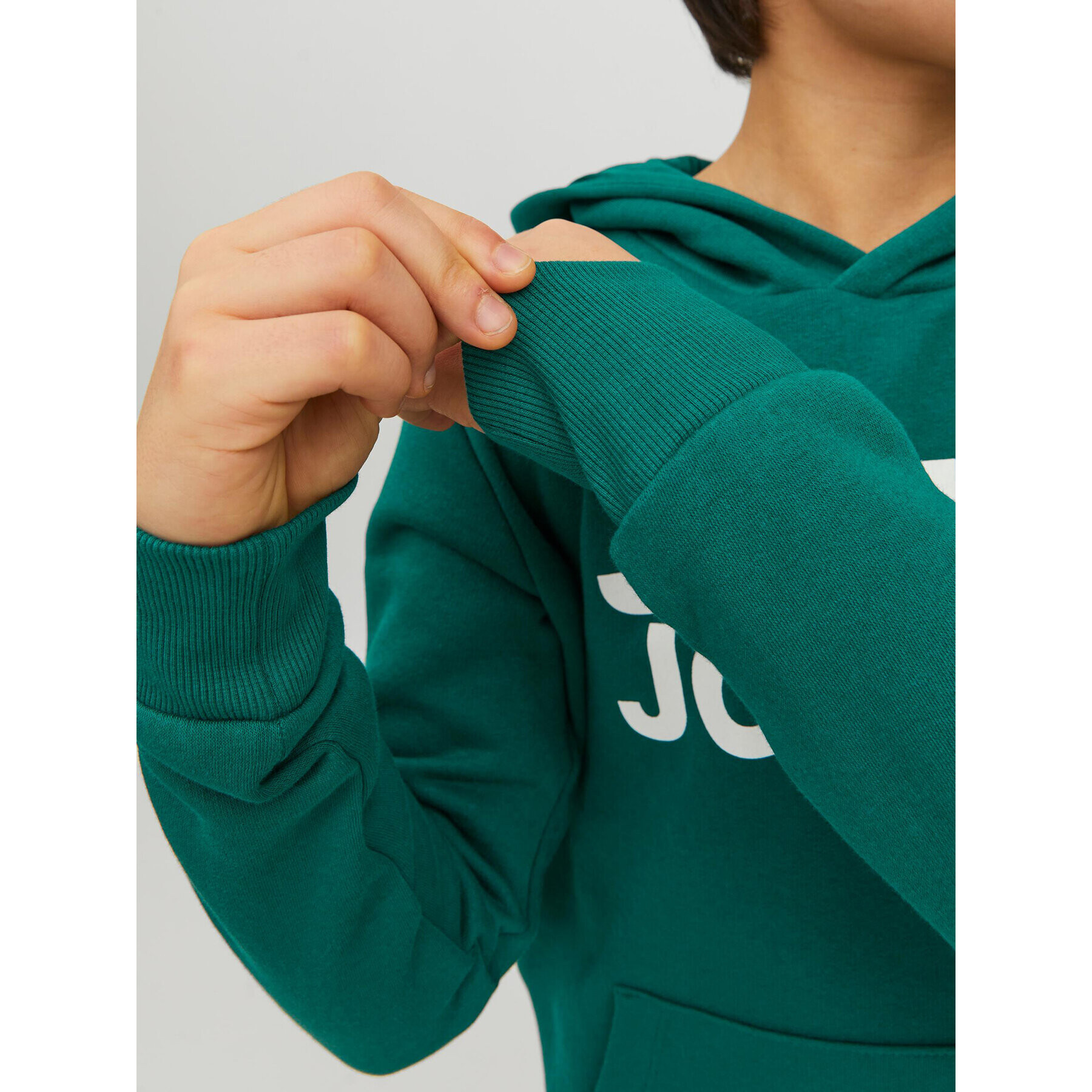 Jack&Jones Junior Mikina 12152841 Zelená Regular Fit - Pepit.cz