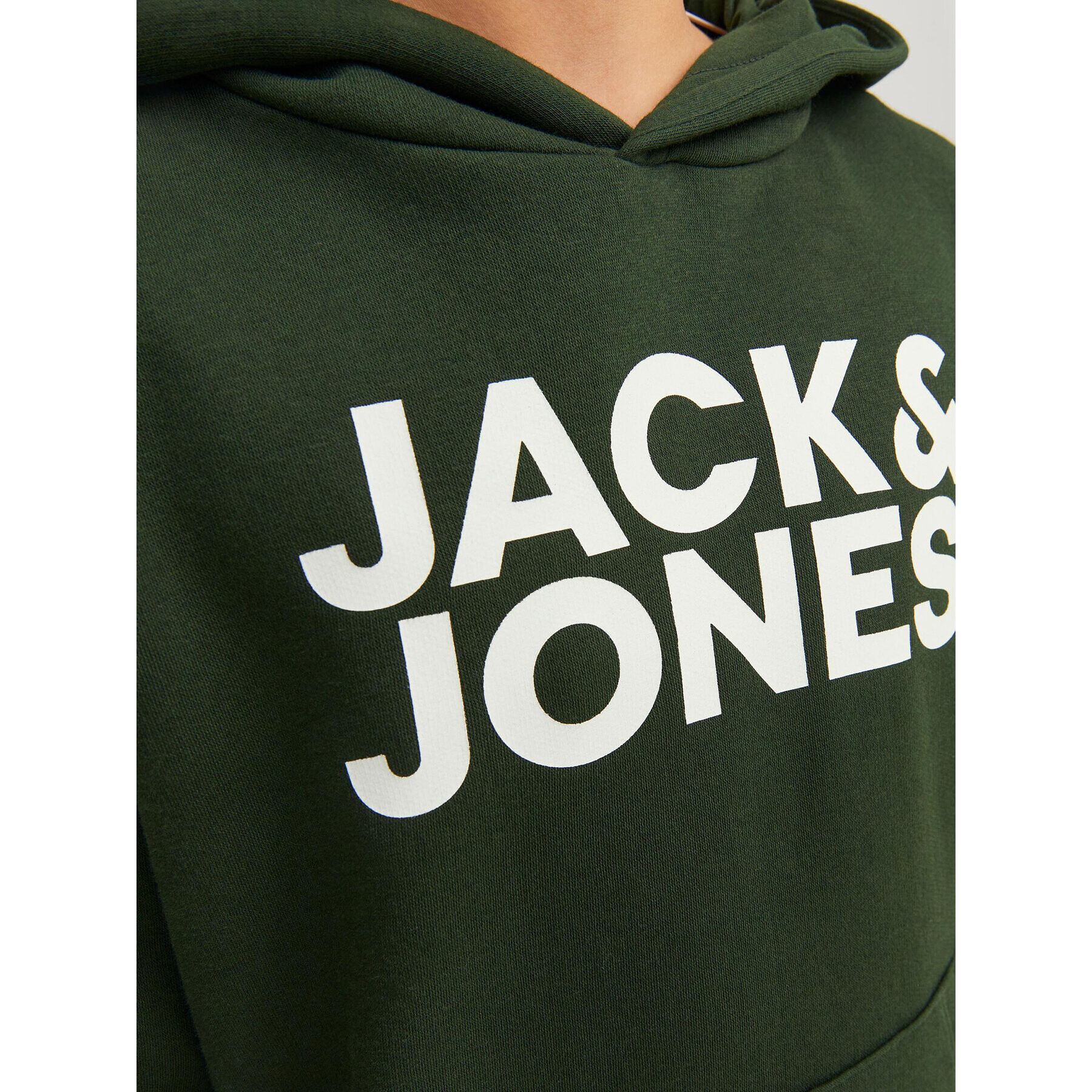 Jack&Jones Junior Mikina 12152841 Zelená Regular Fit - Pepit.cz