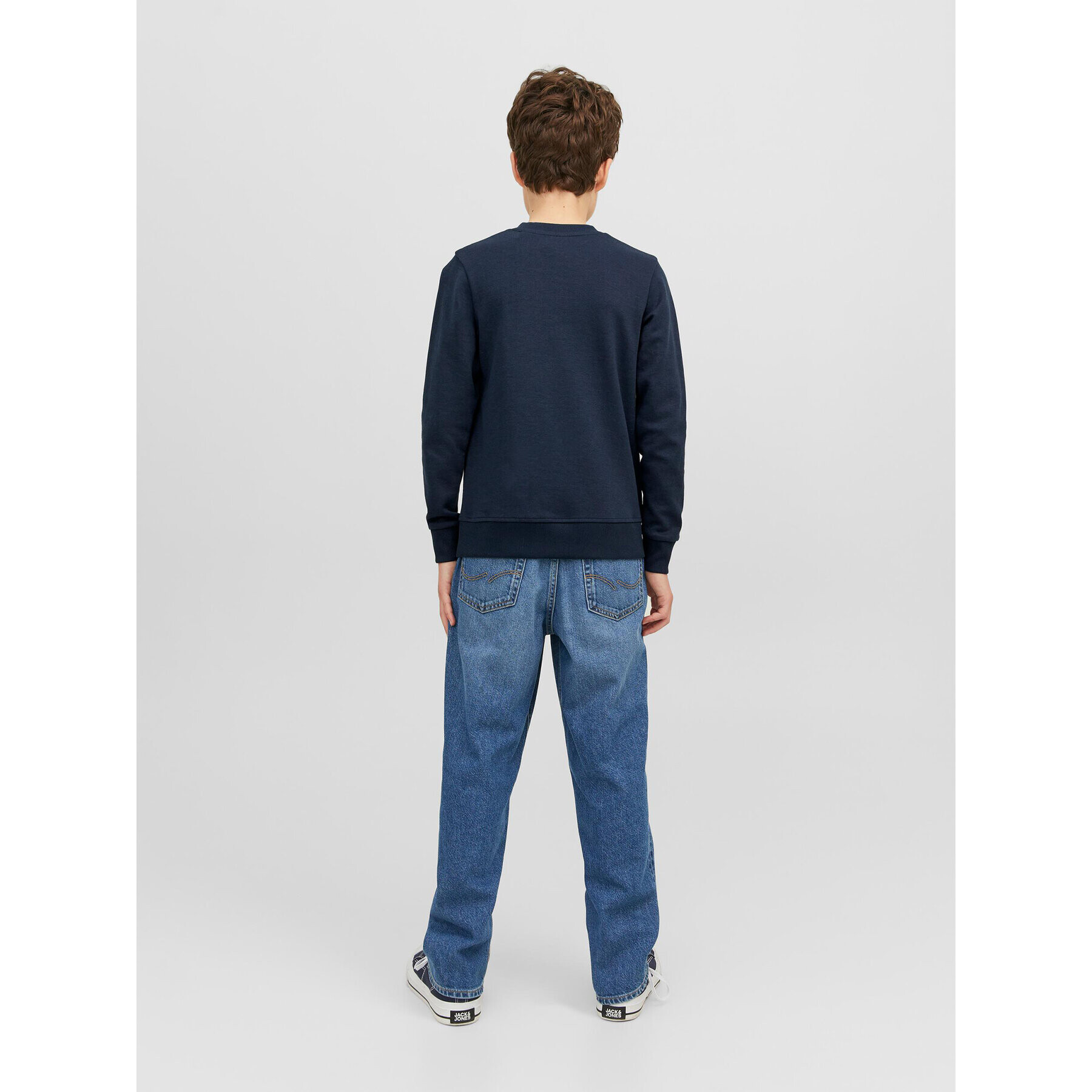 Jack&Jones Junior Mikina 12182520 Tmavomodrá Regular Fit - Pepit.cz