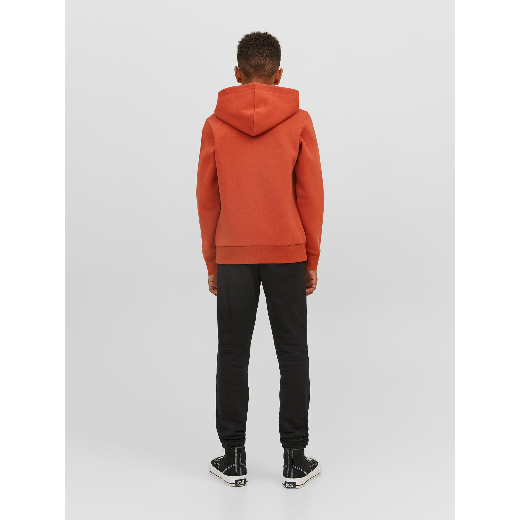 Jack&Jones Junior Mikina 12212287 Oranžová Regular Fit - Pepit.cz